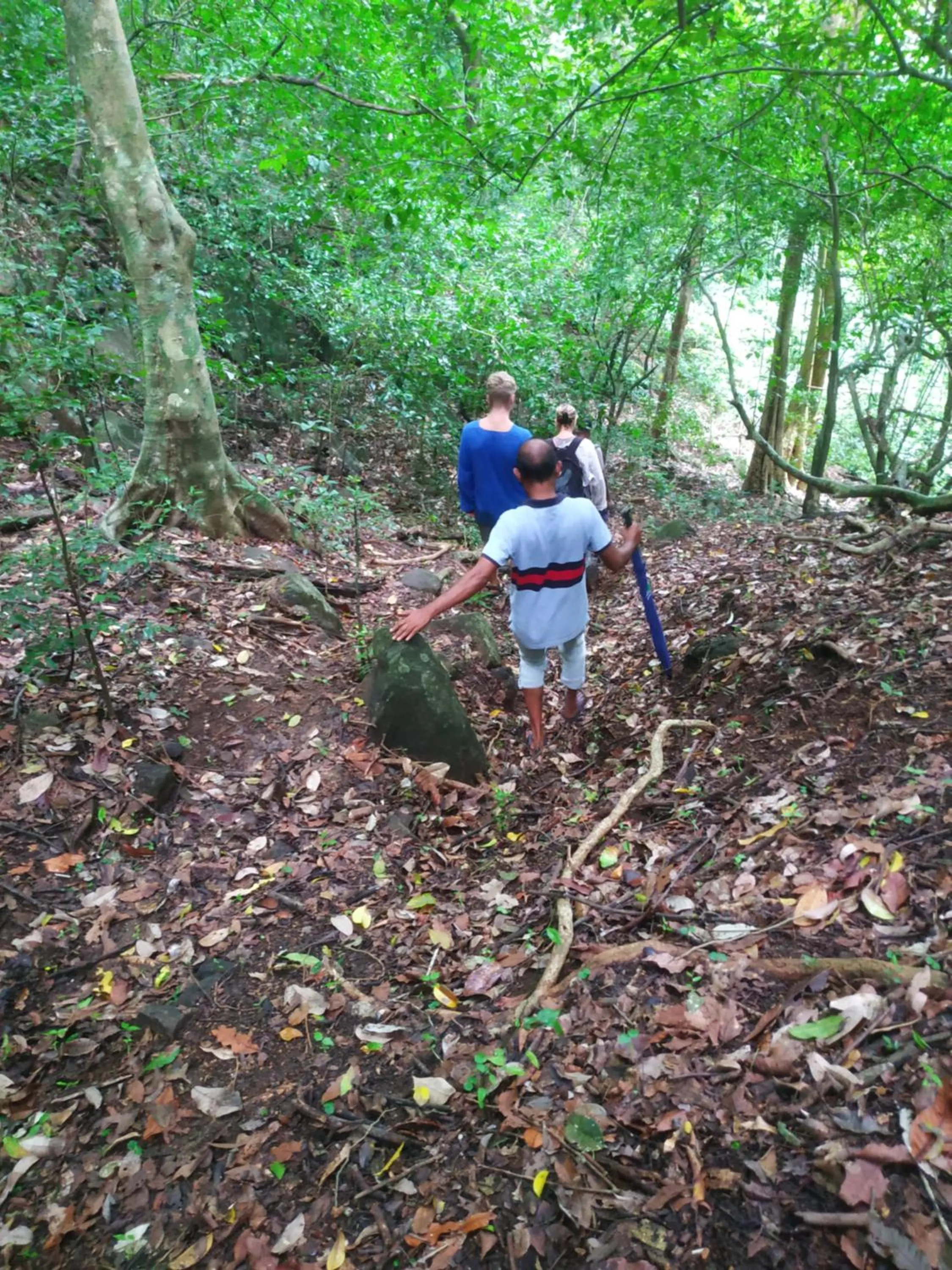 Hiking in Green heaven safari resort Udawalawa