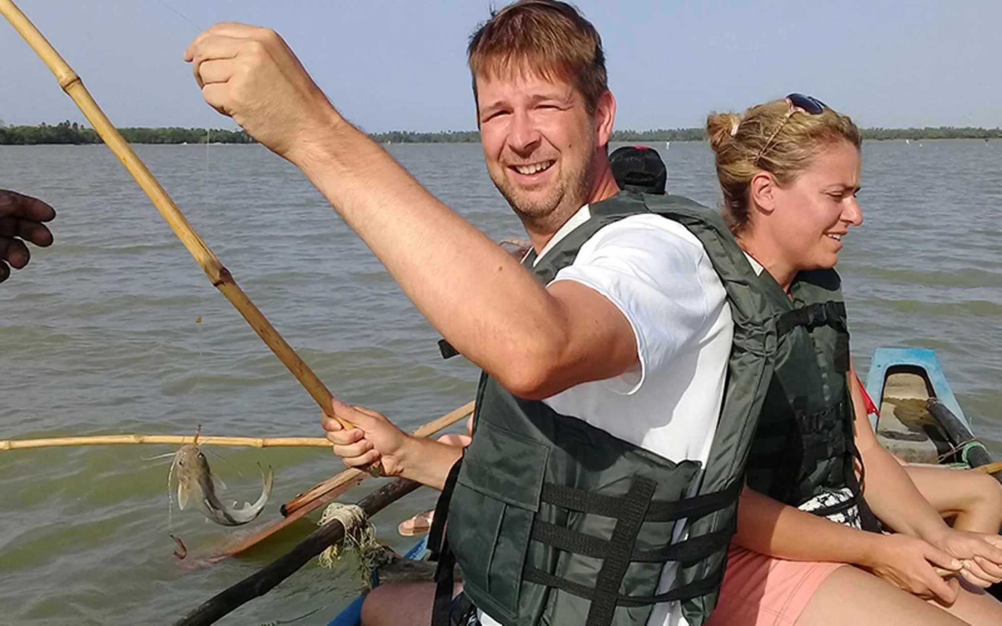 Fishing in Green heaven safari resort Udawalawa