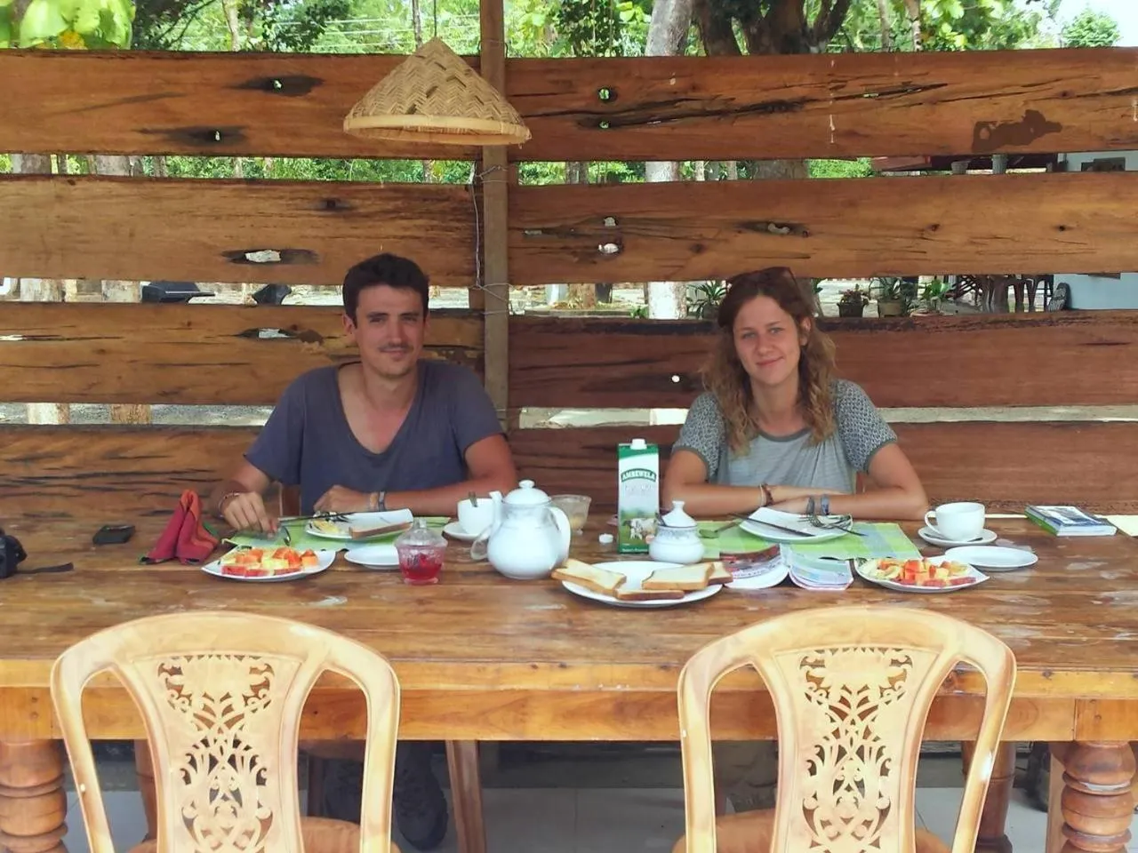 Breakfast in Green heaven safari resort Udawalawa