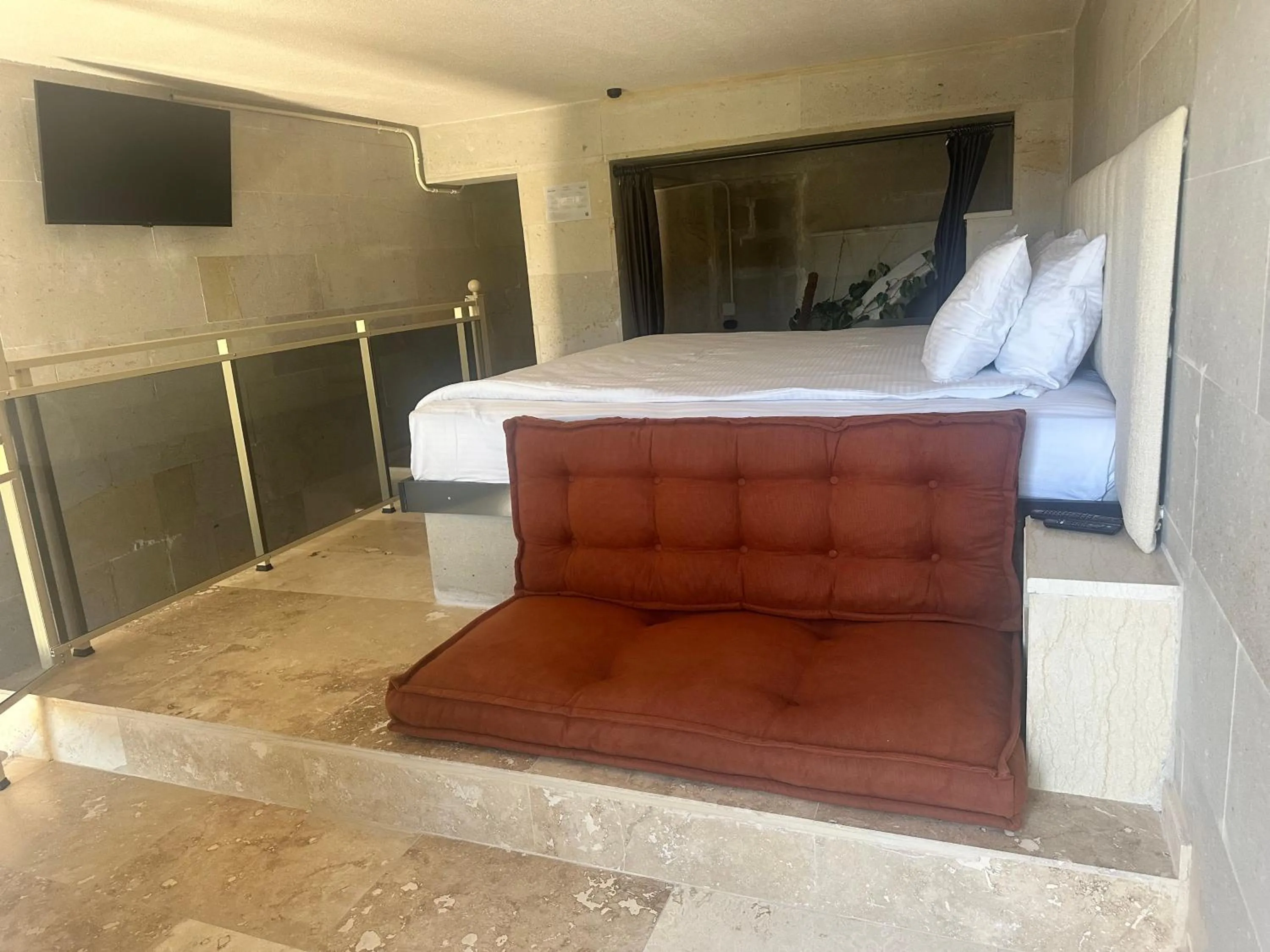 Seating area, Bed in Be Still Alexa Smart Luxury Escape Adults Only