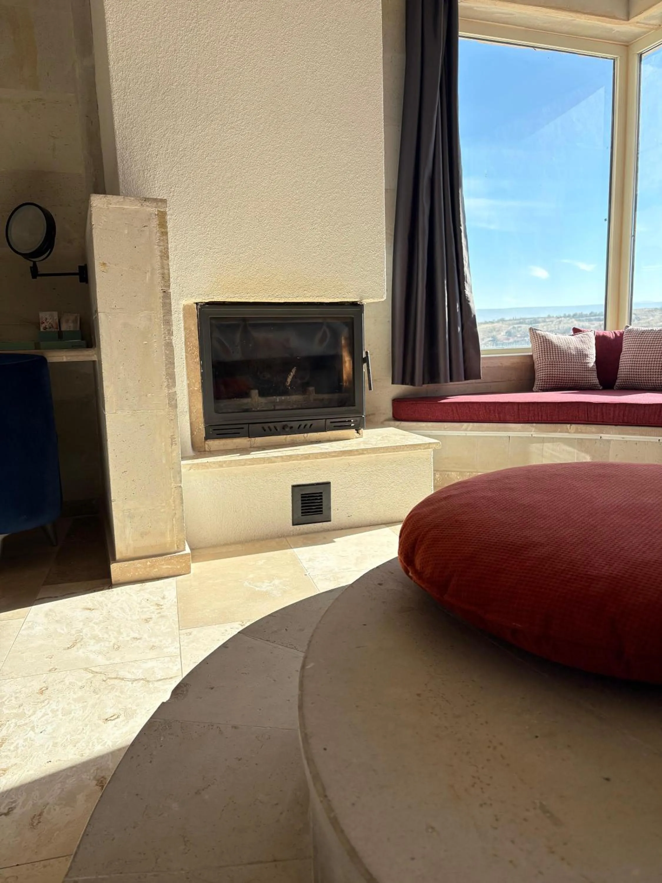 fireplace in Be Still Alexa Smart Luxury Escape Adults Only