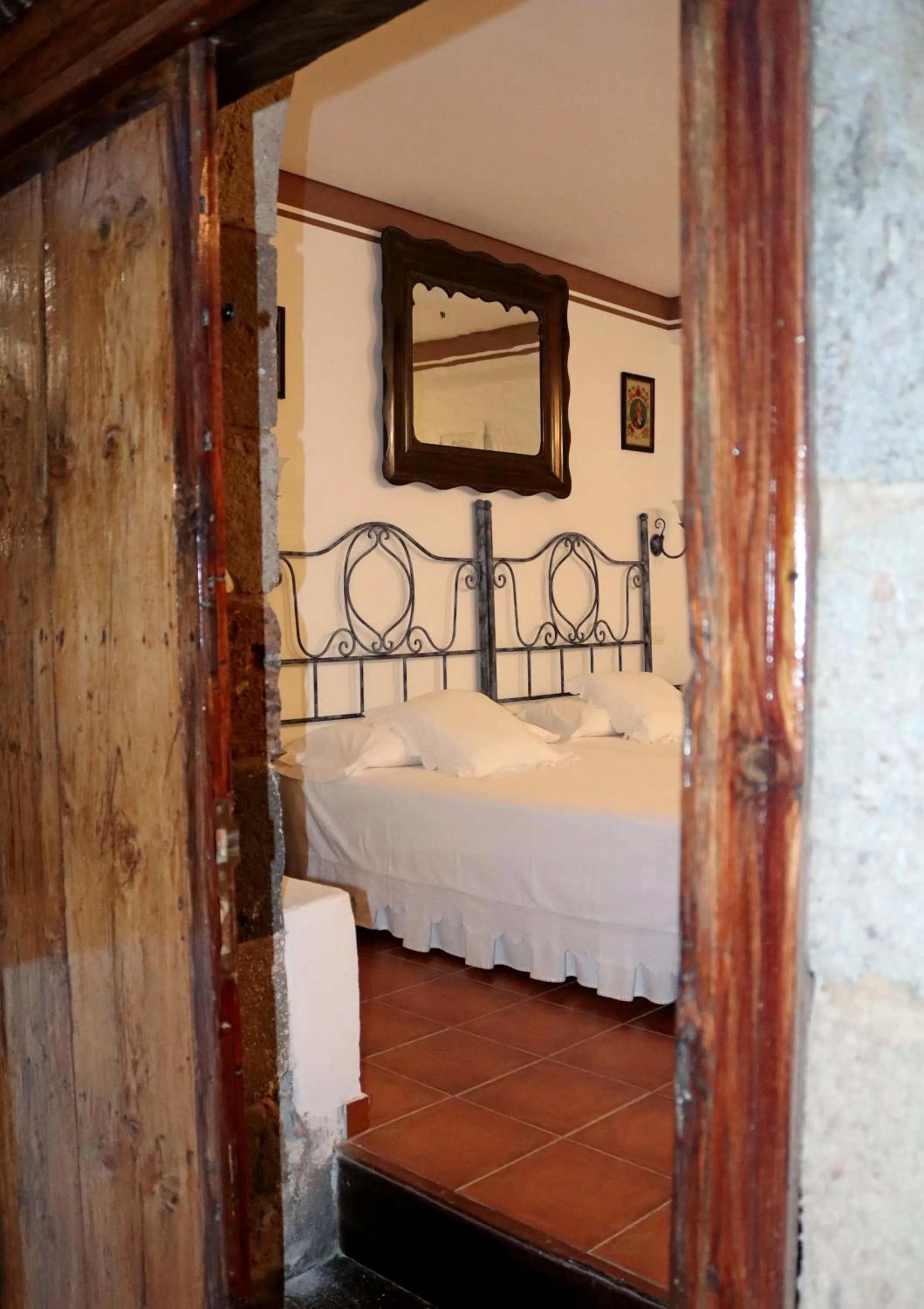 Patio, Bed in Cortijo San Ignacio