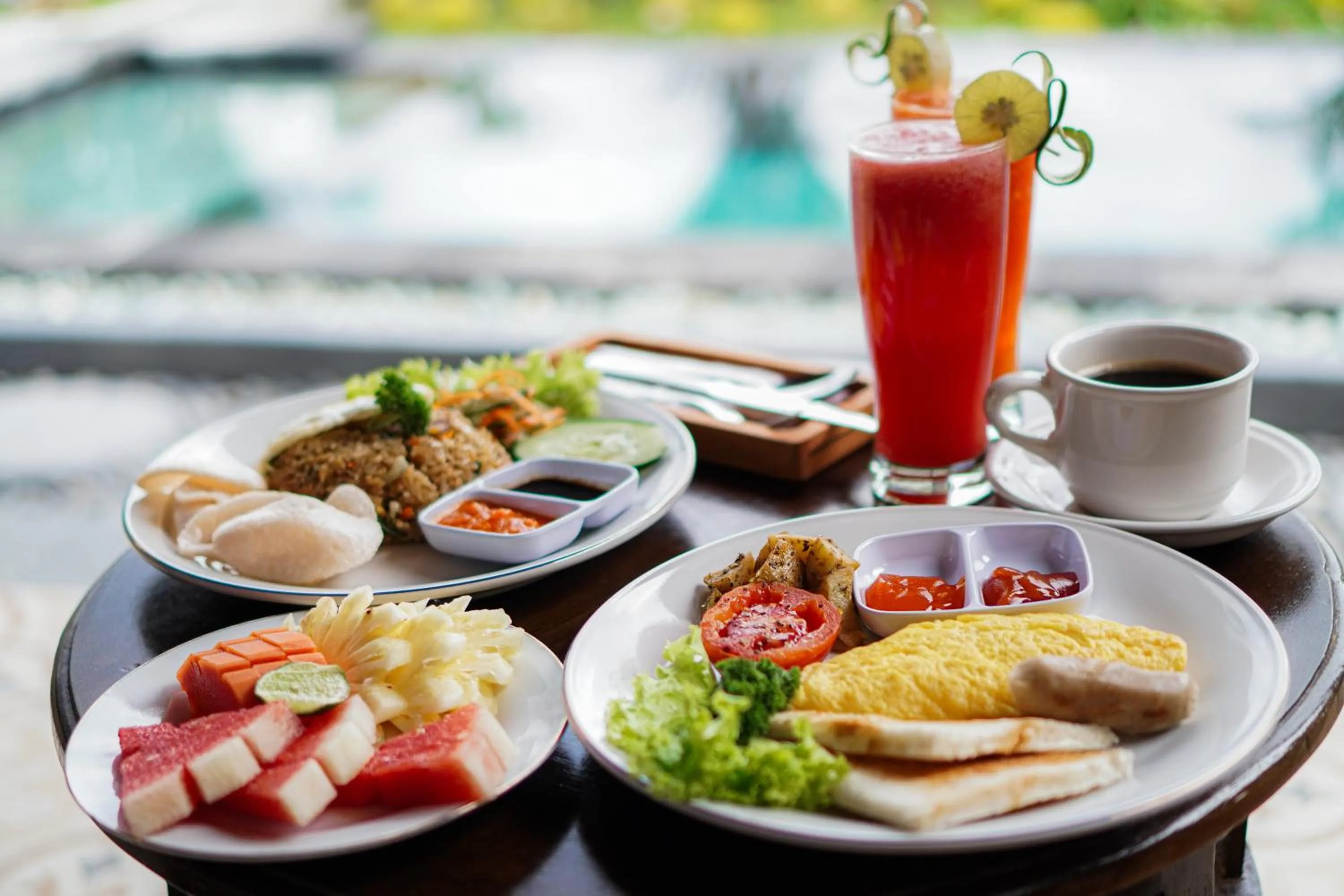 Breakfast in Wisana Villa Ubud by Dhananjaya Hospitality