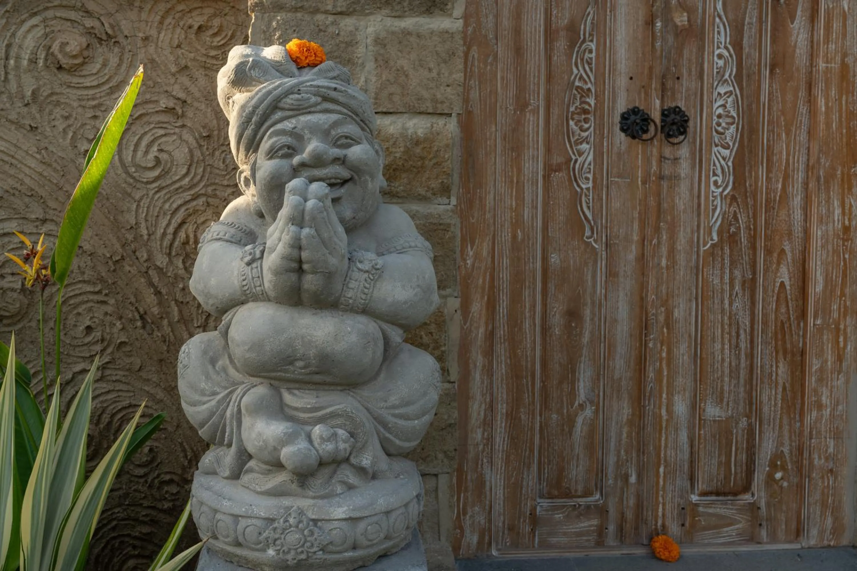 Facade/entrance in Wisana Villa Ubud by Dhananjaya Hospitality