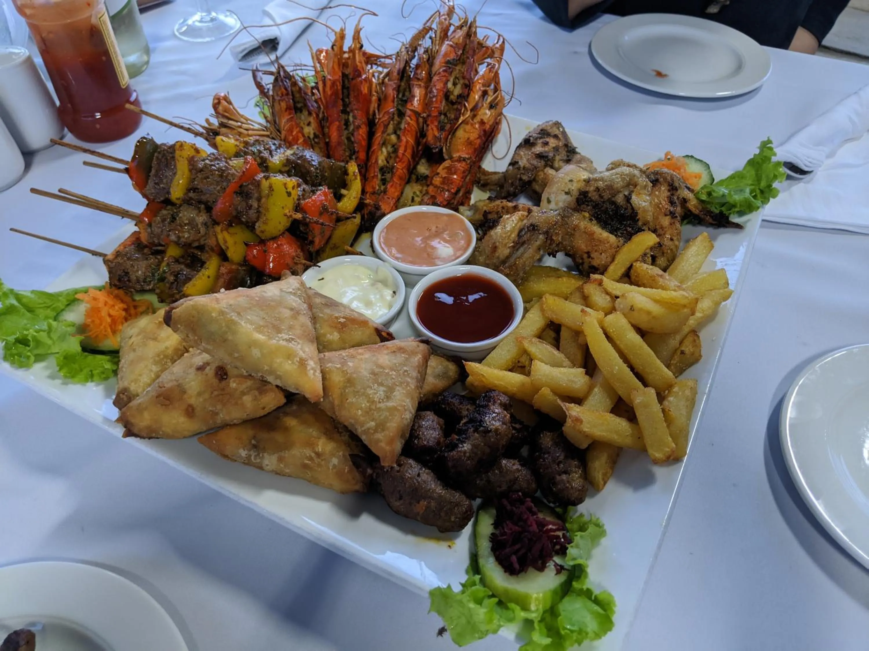 Food in Lake Safari Lodge