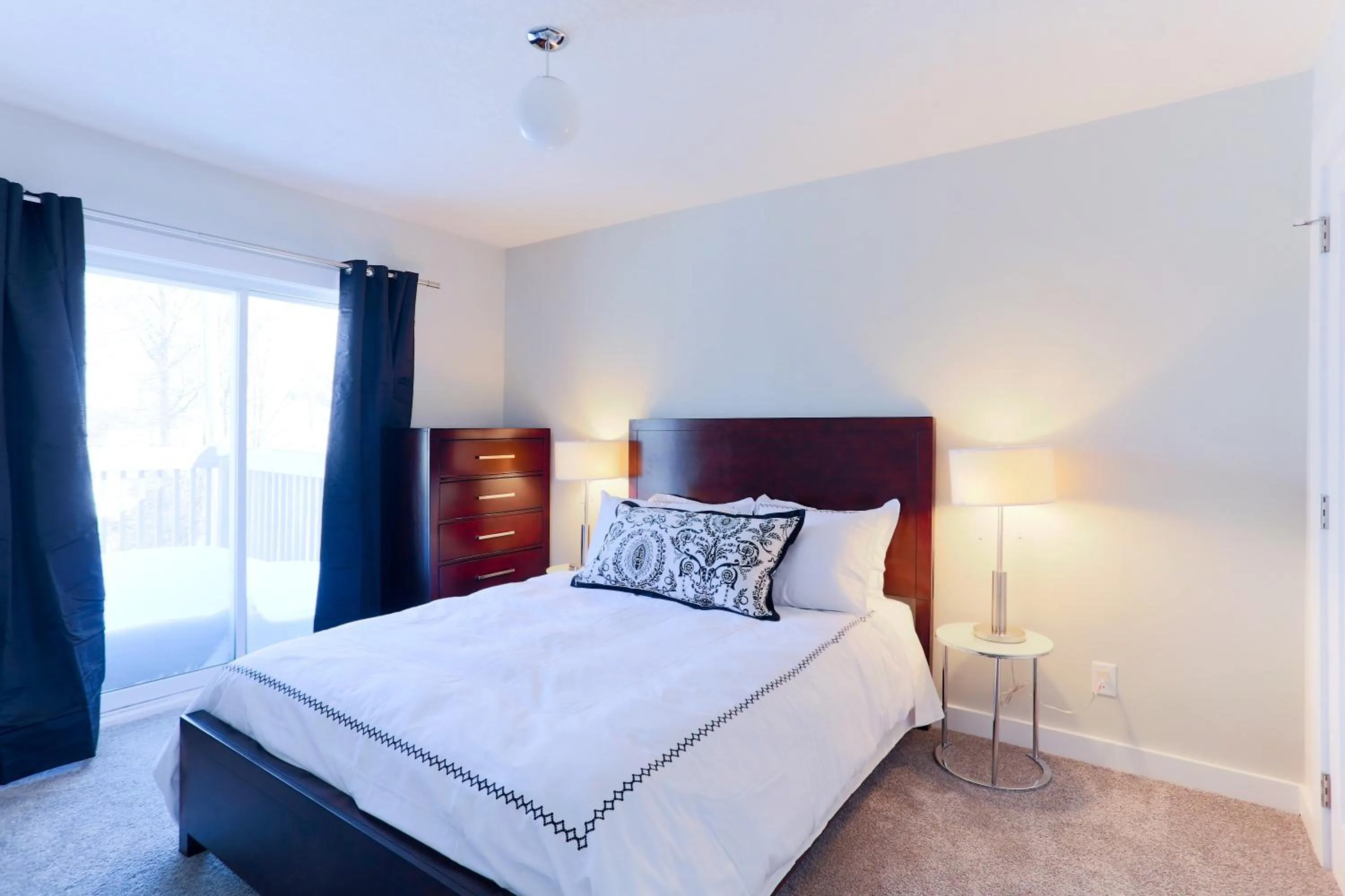 Bedroom, Bed in Boardwalk Homes - Executive Townhomes