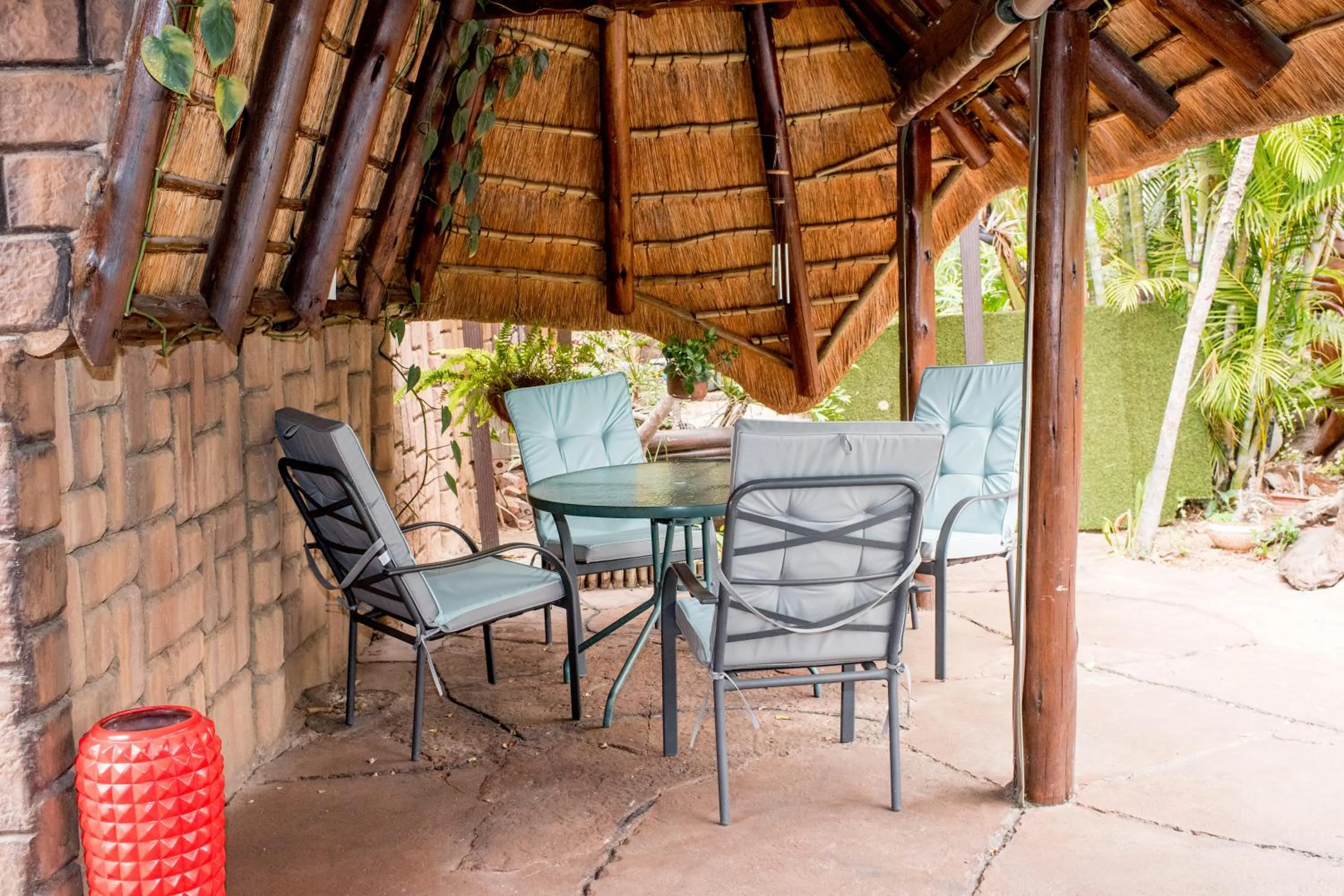 Patio in 61 On Ireland Guest House and Conferencing