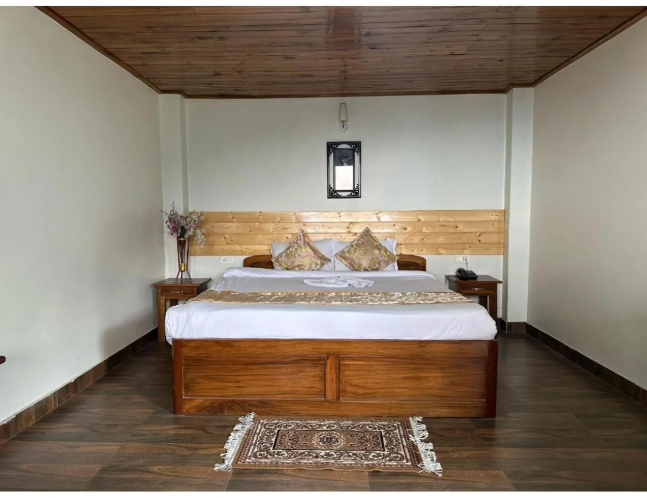 Bed in The Hill Castle, Gangtok