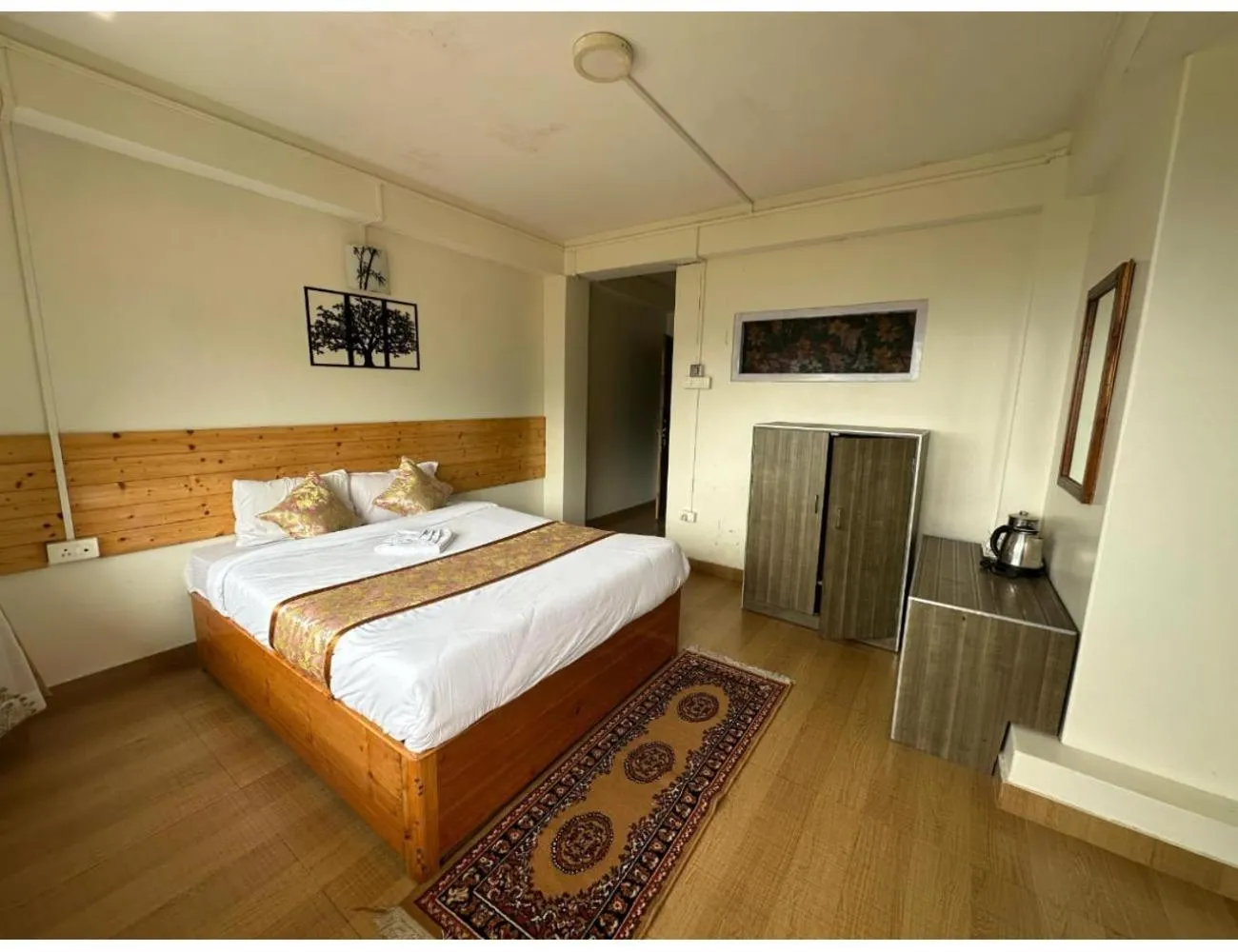 Bed in The Hill Castle, Gangtok