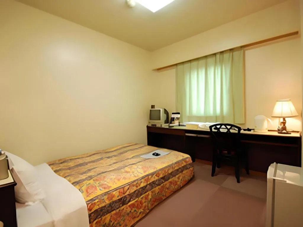 Bed in Hakata Marine Hotel