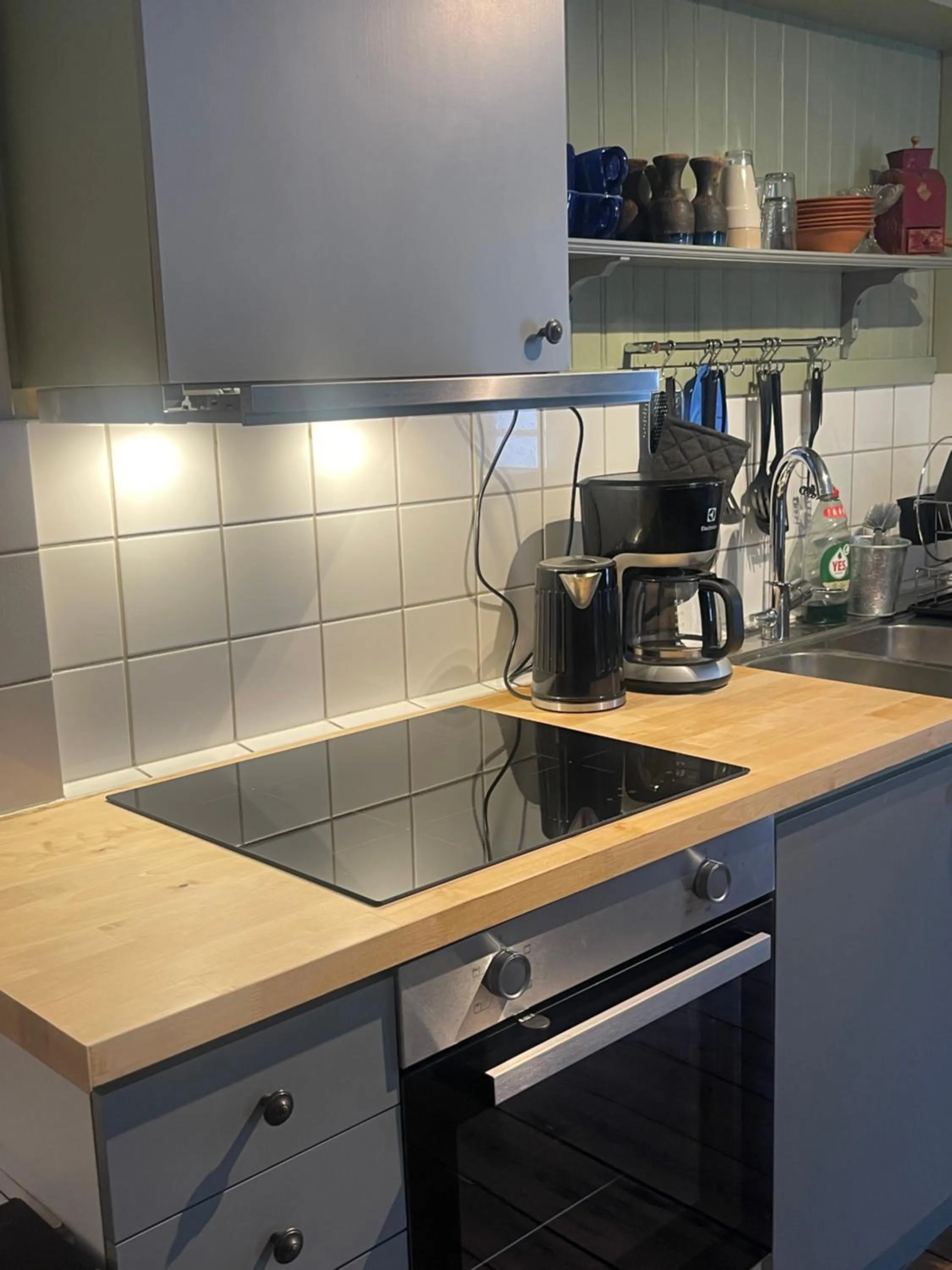 stove in Prästgatanett Apartments