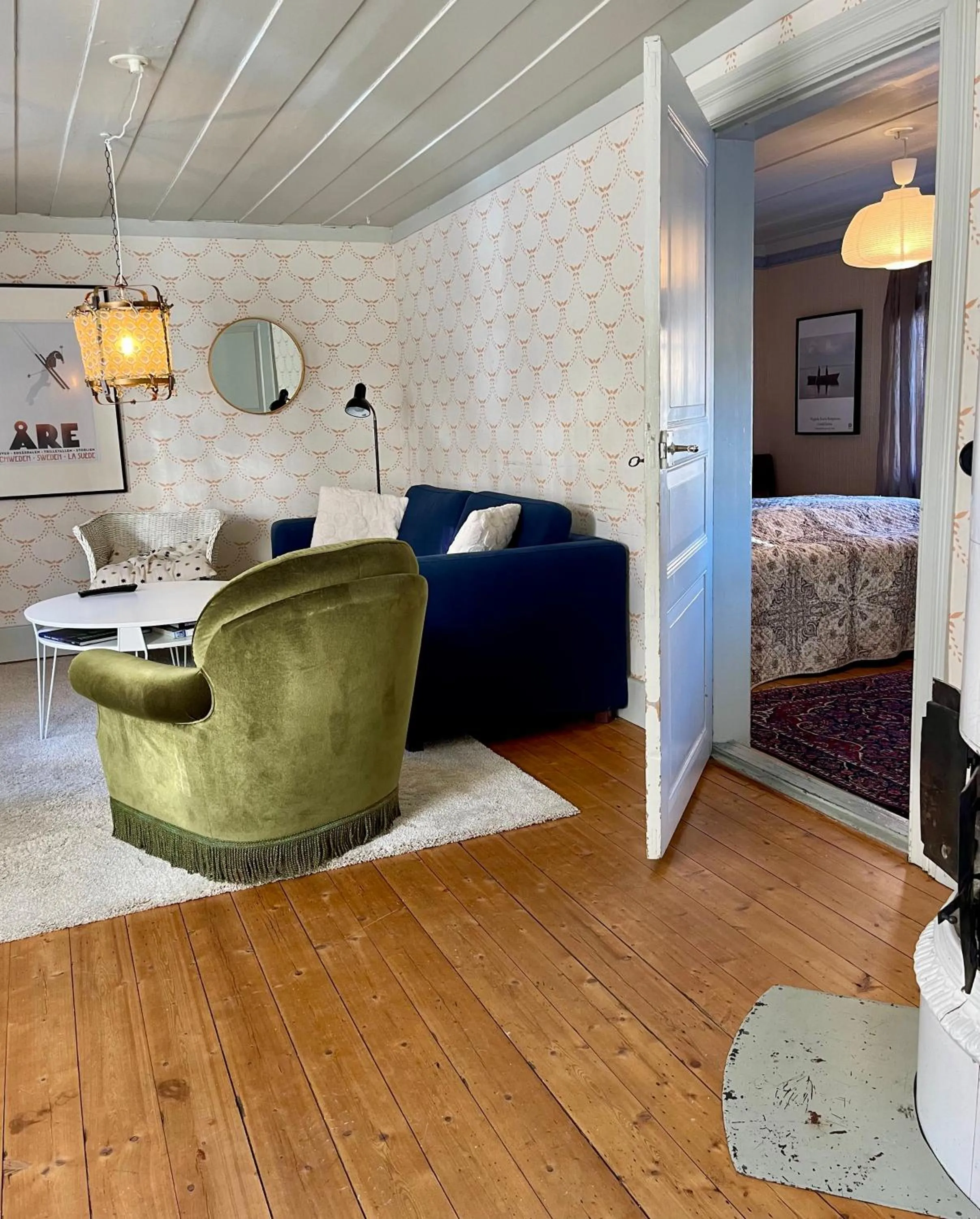 TV and multimedia, Bed in Prästgatanett Apartments