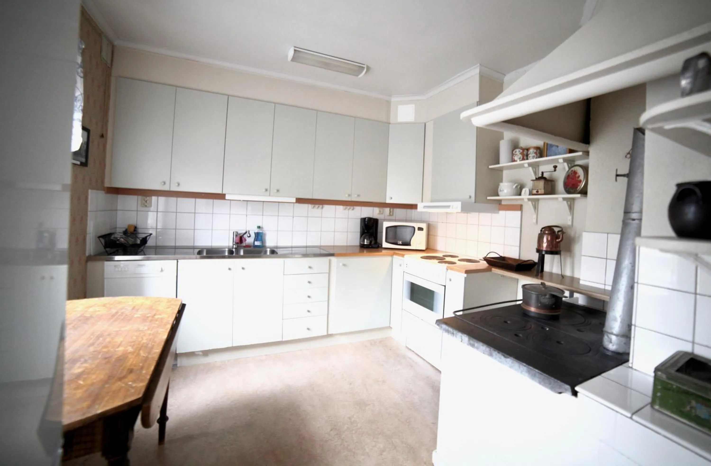 Kitchen or kitchenette in Prästgatanett Apartments