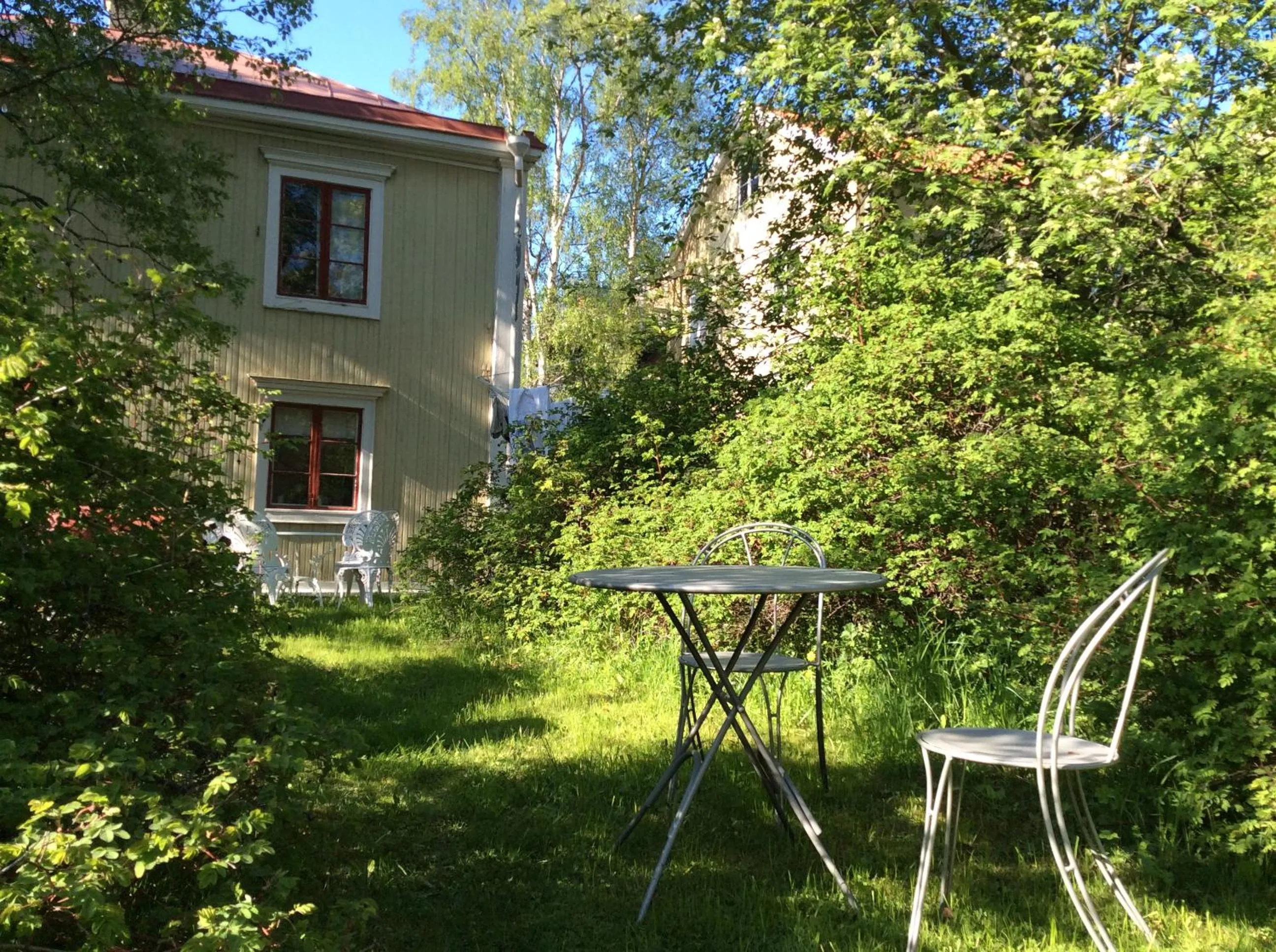 Patio in Prästgatanett Apartments