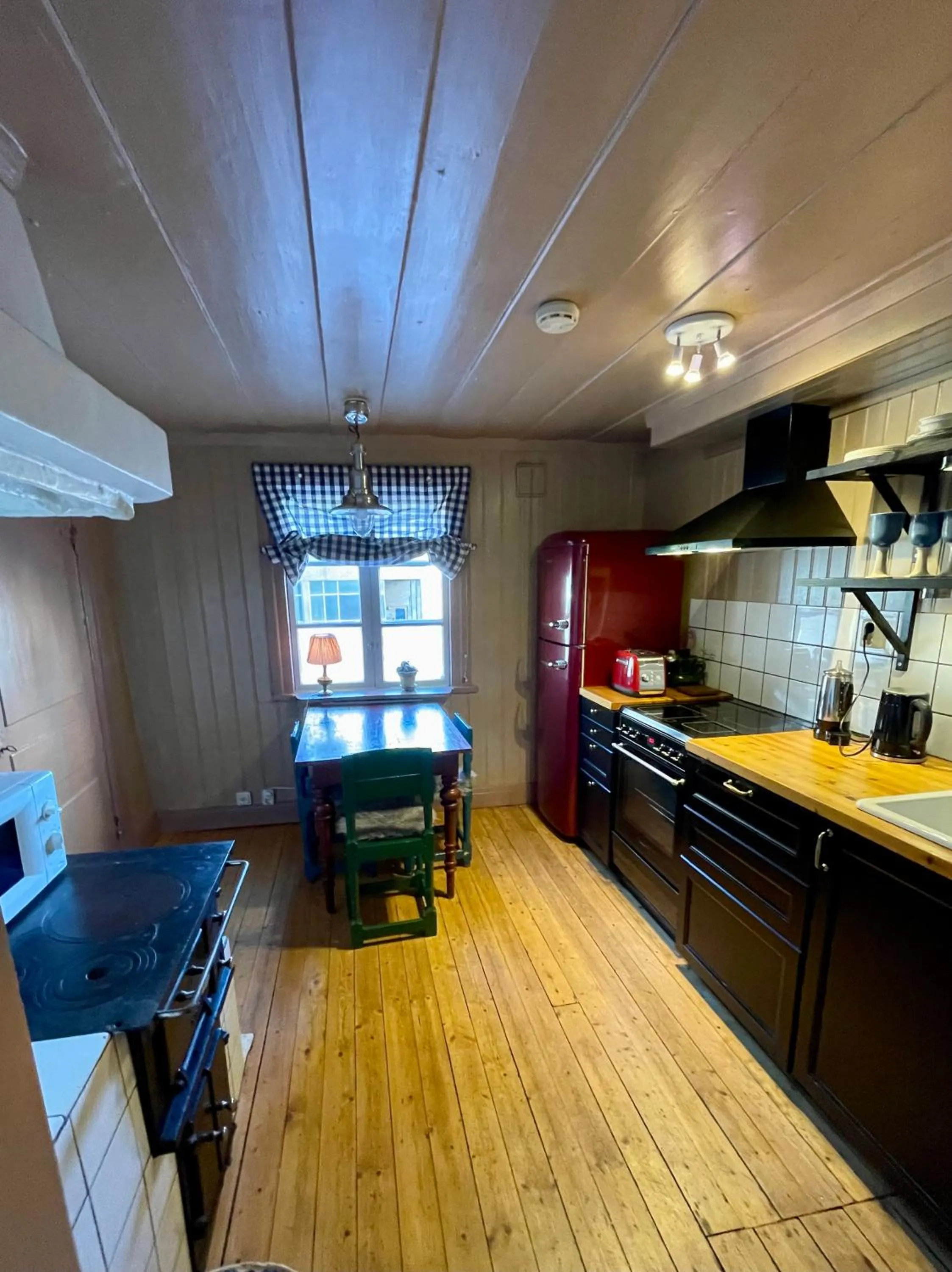 Kitchen or kitchenette in Prästgatanett Apartments