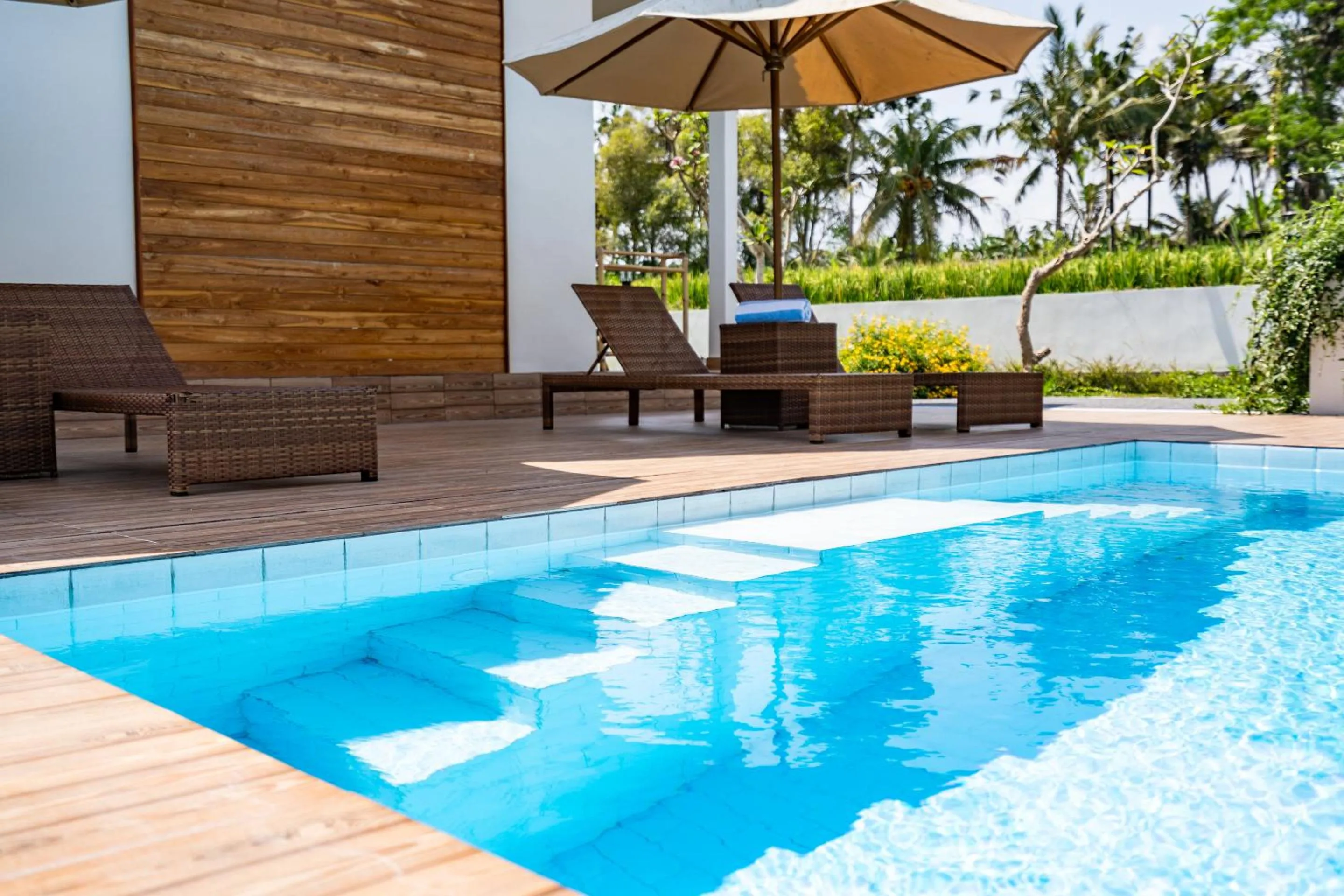 Swimming pool in Aura Apartments Ubud