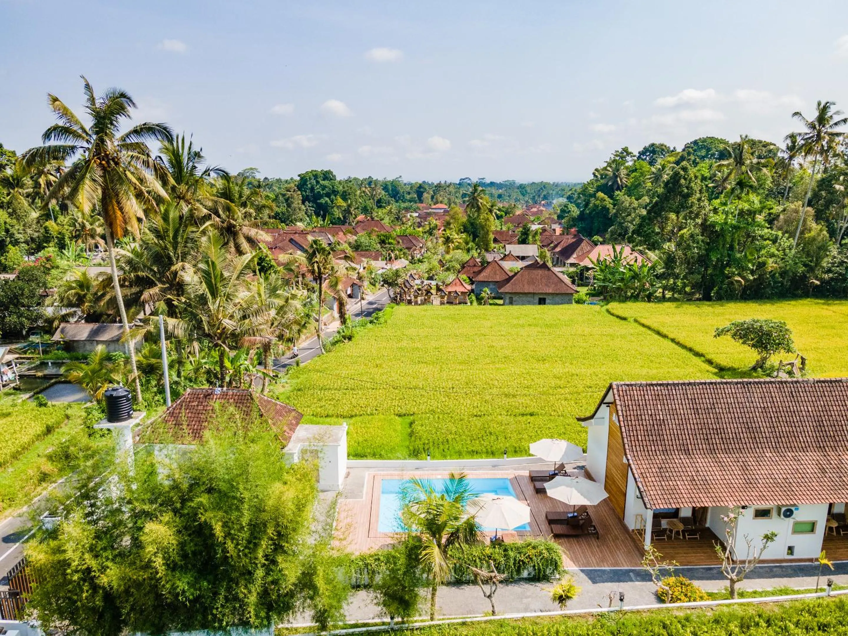 Property building in Aura Apartments Ubud