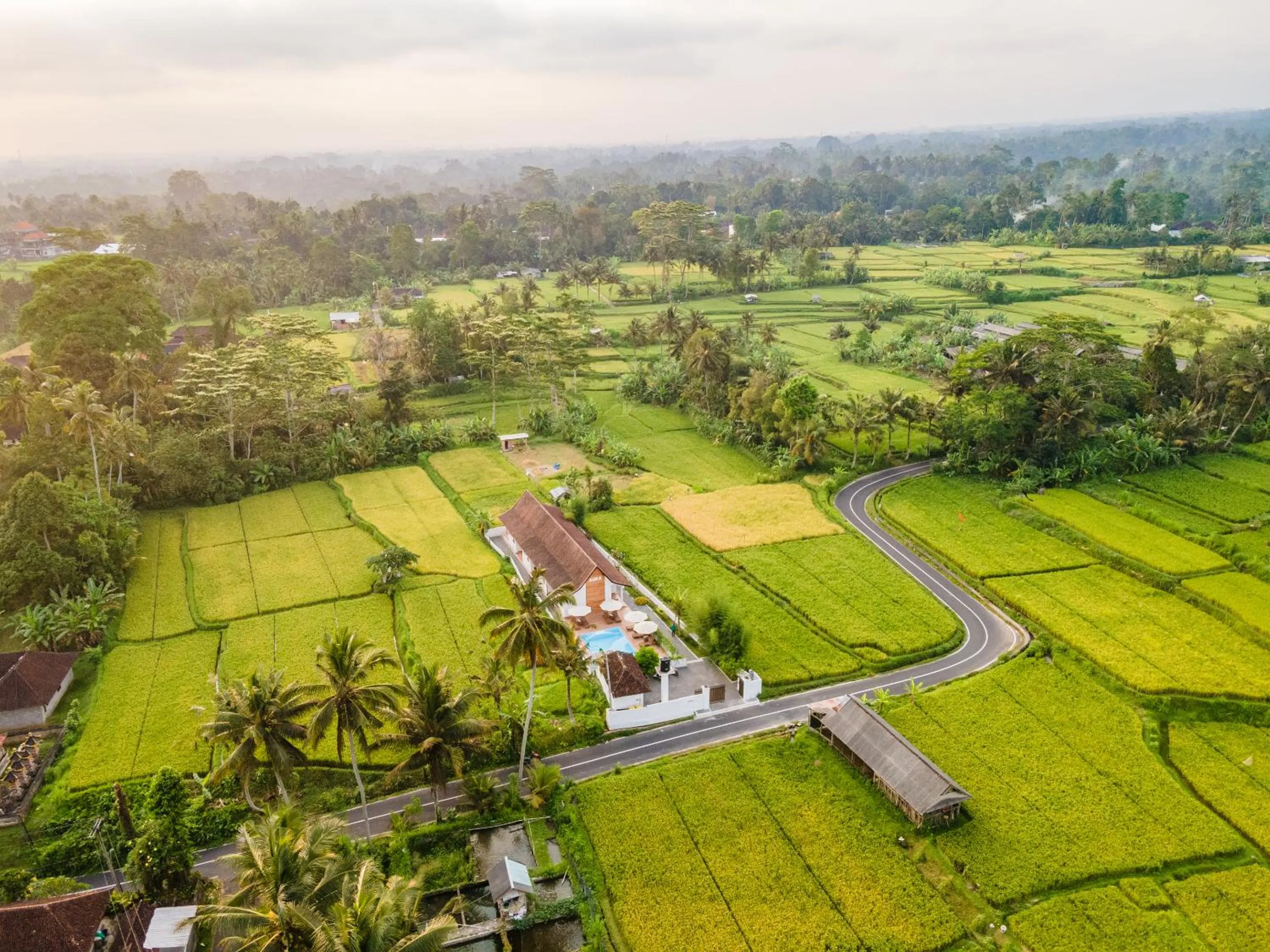Property building in Aura Apartments Ubud