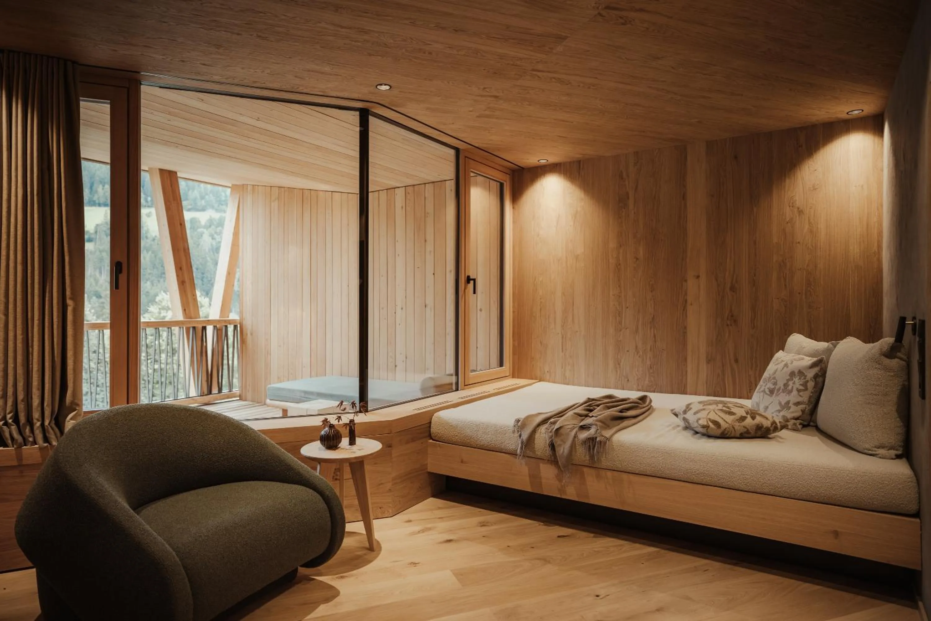 Bed in Taubers Bio Vitalhotel