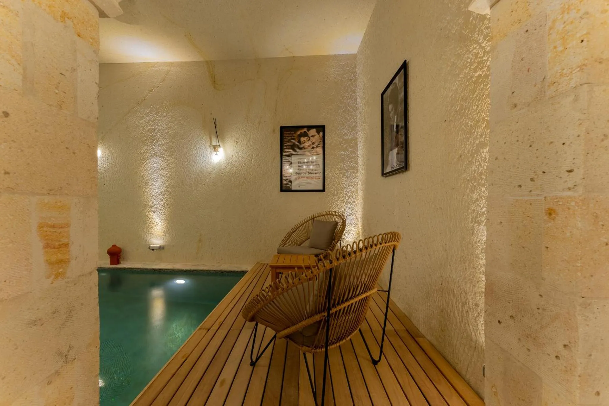 Pool view in Asmalı Konak Cave Suites