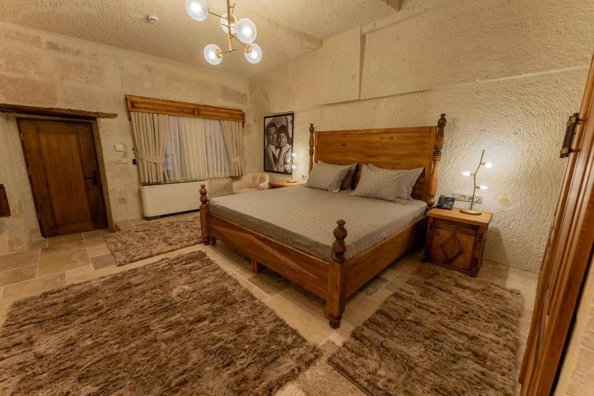 Bed in Asmalı Konak Cave Suites