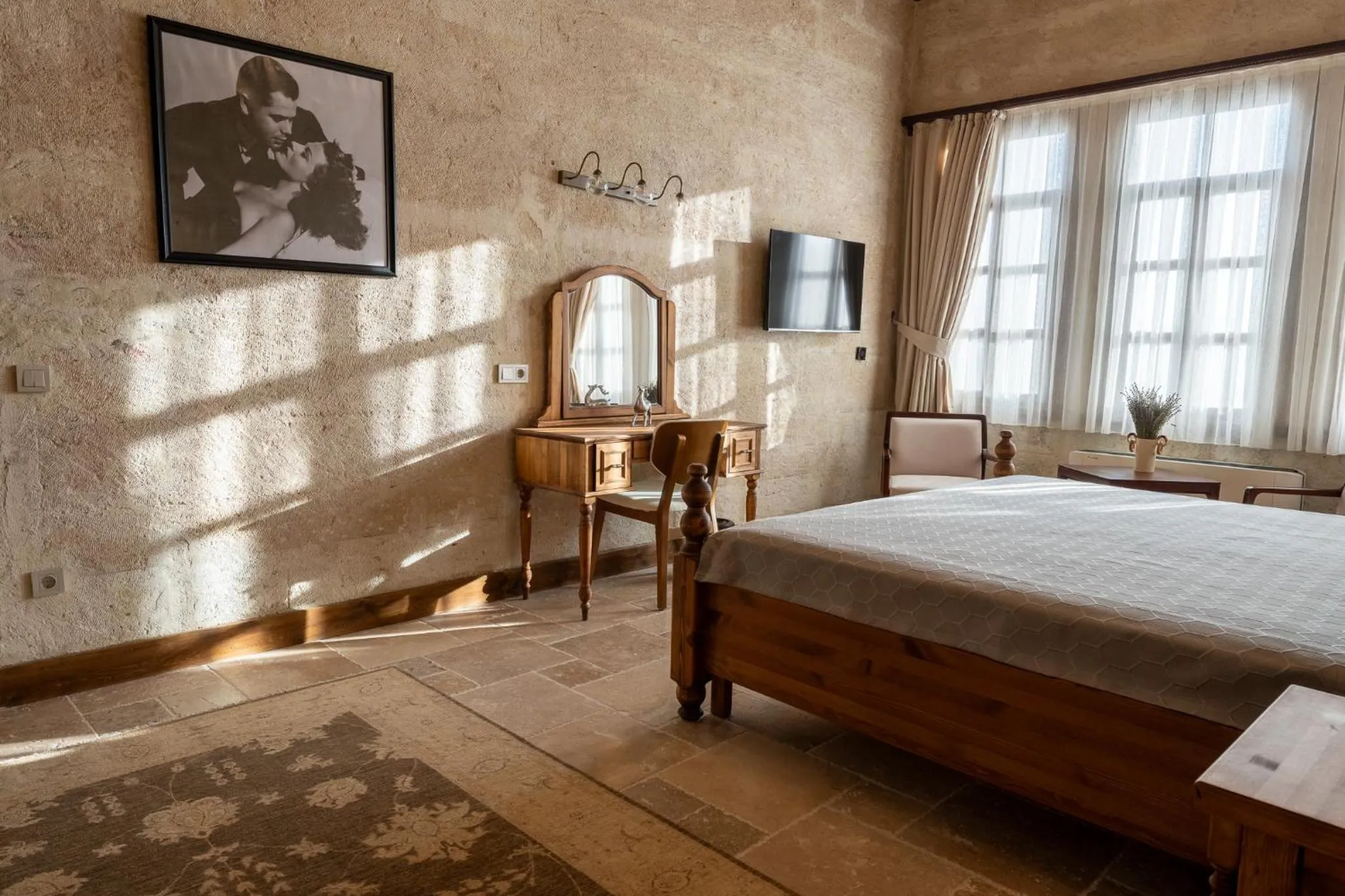 Decorative detail, Bed in Asmalı Konak Cave Suites