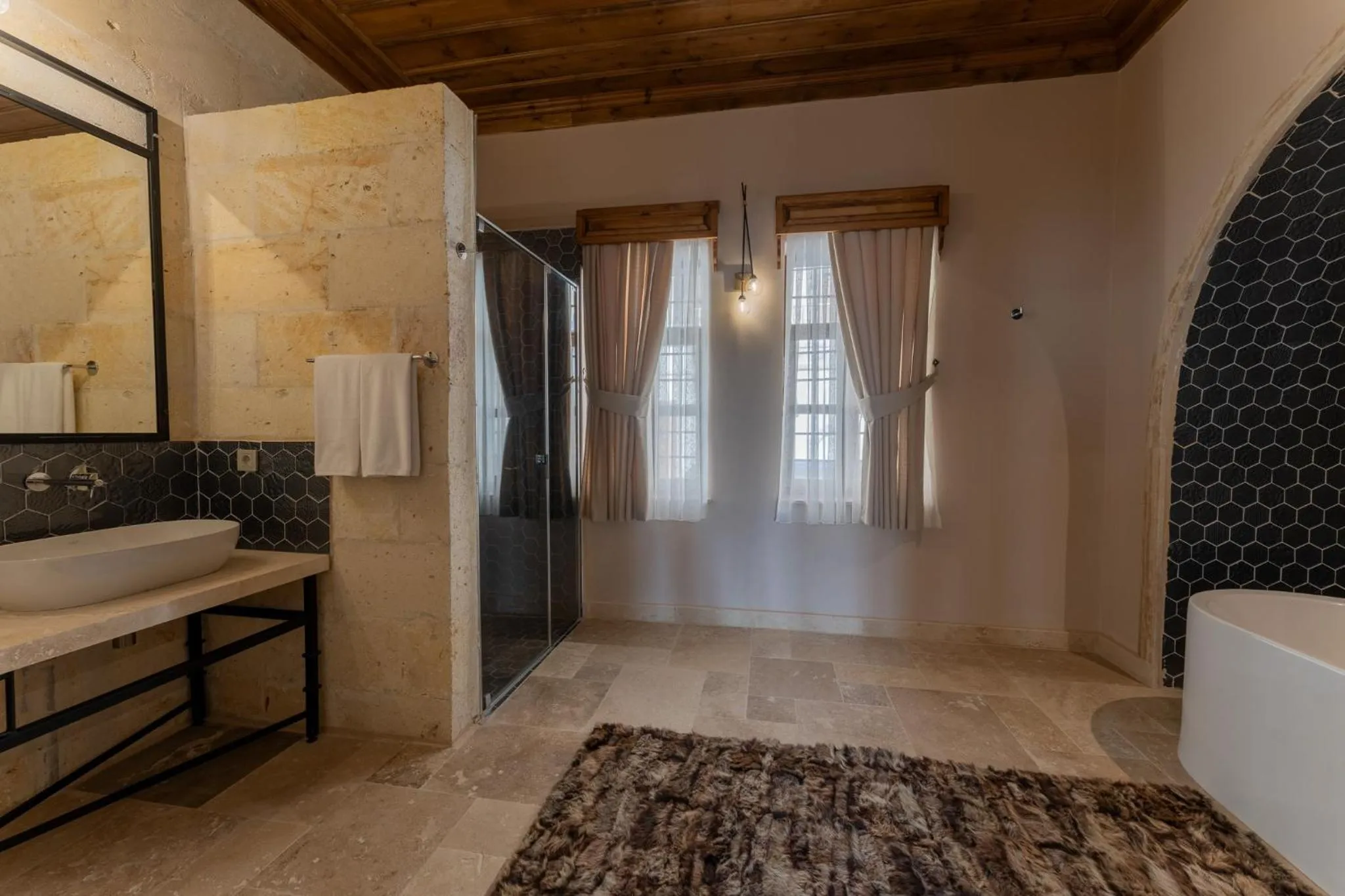 Bathroom in Asmalı Konak Cave Suites