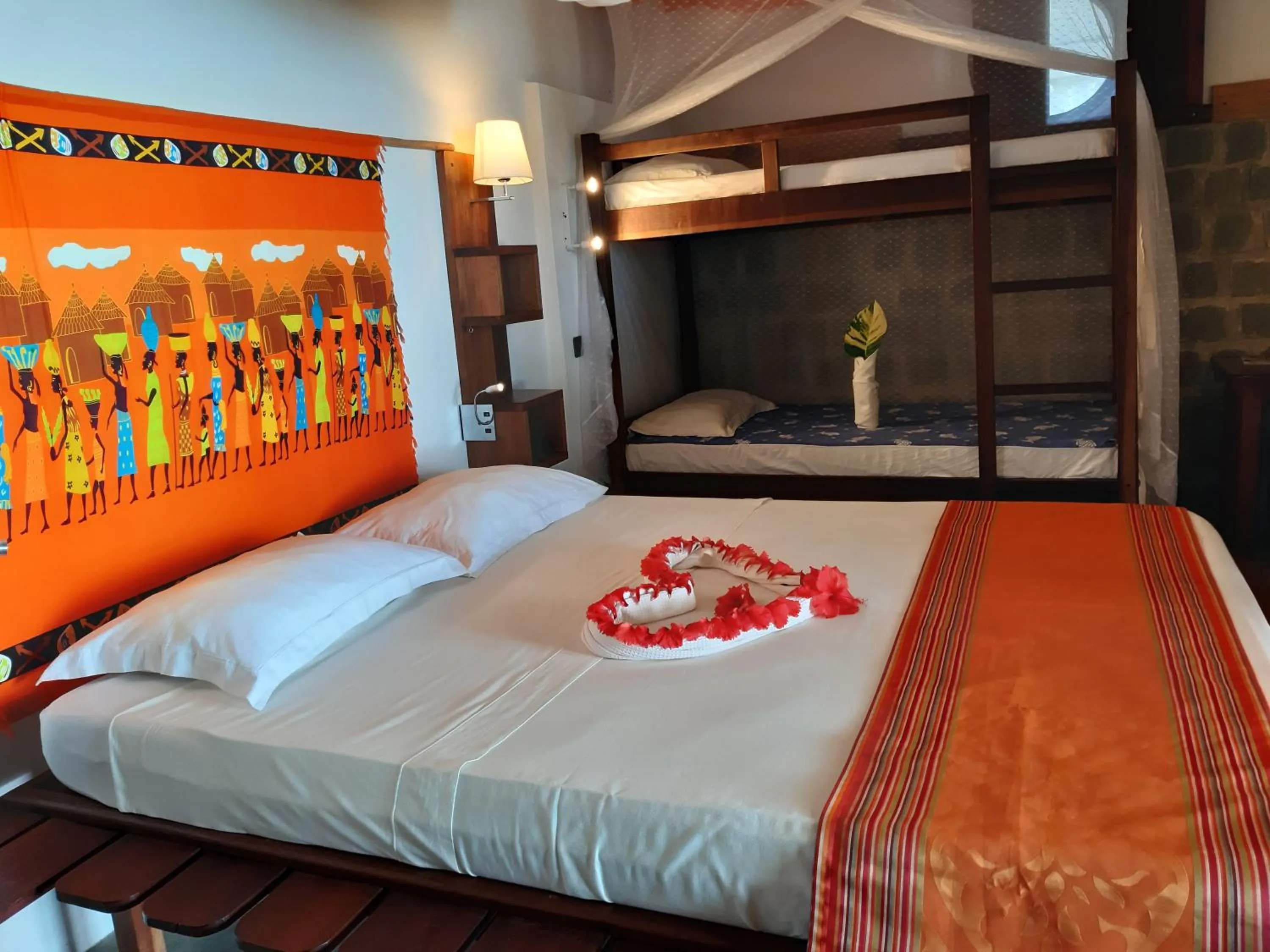Bed in Libertalia Hotel