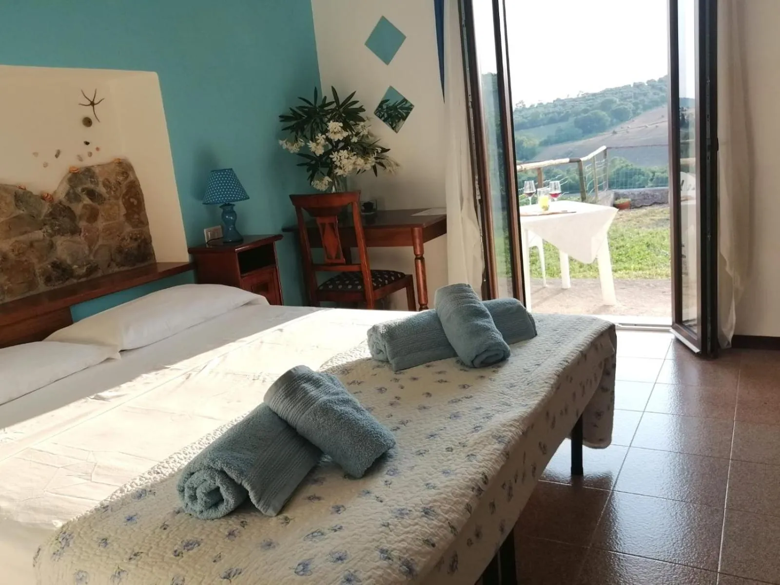 Bed in Agriturismo Podere Verdicchio