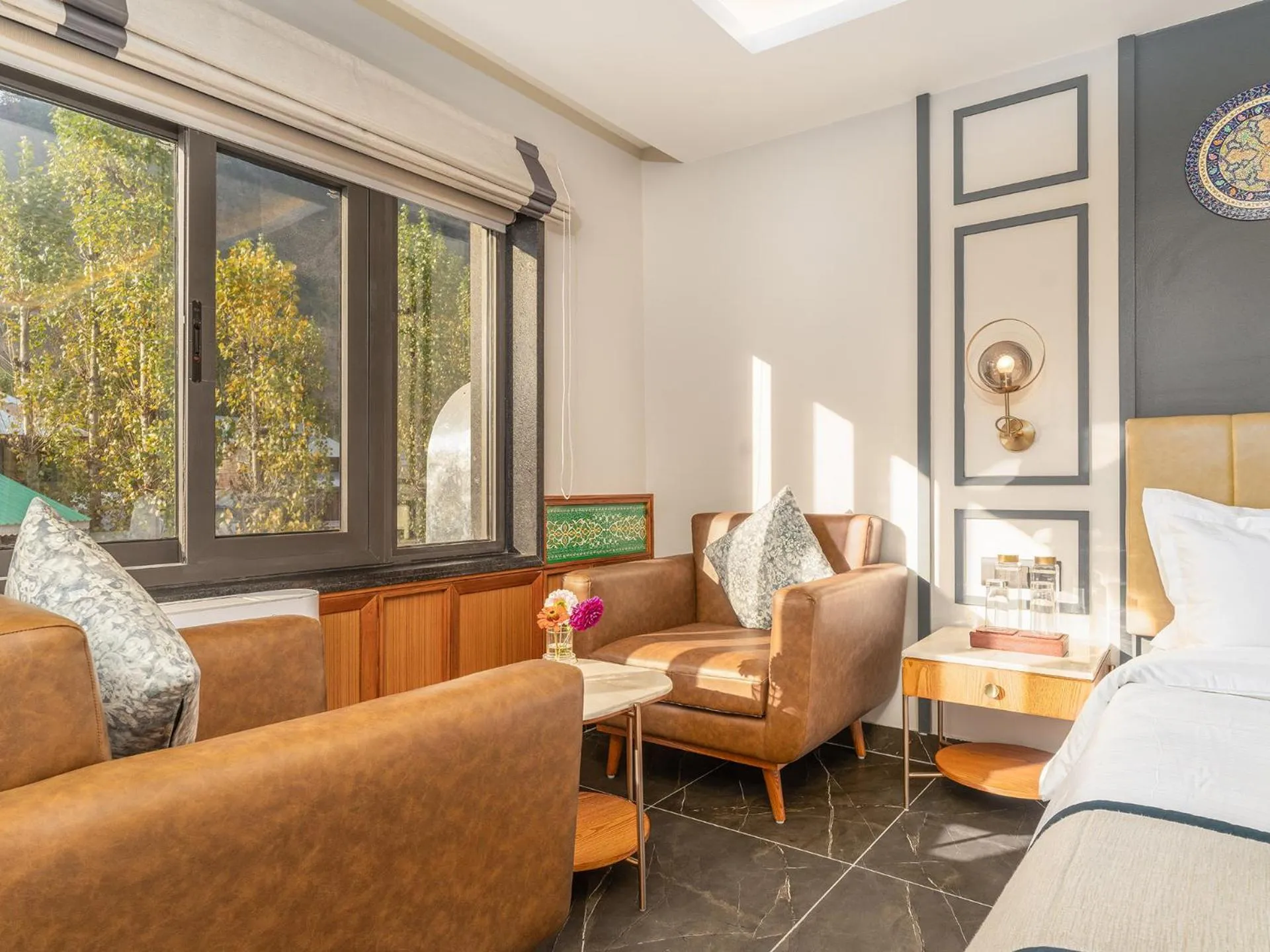Bedroom in The Vale Lodge