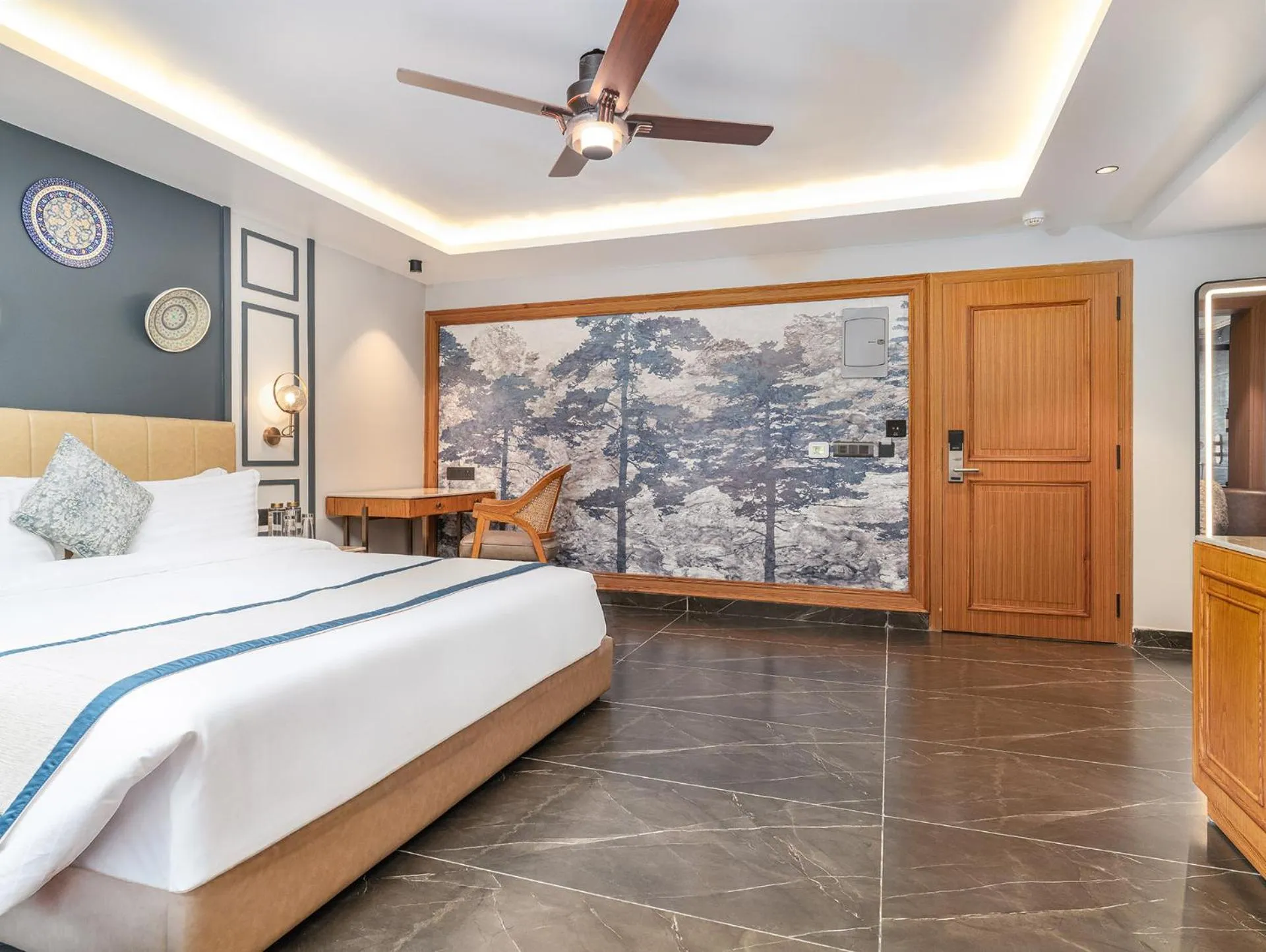 Bed in The Vale Lodge