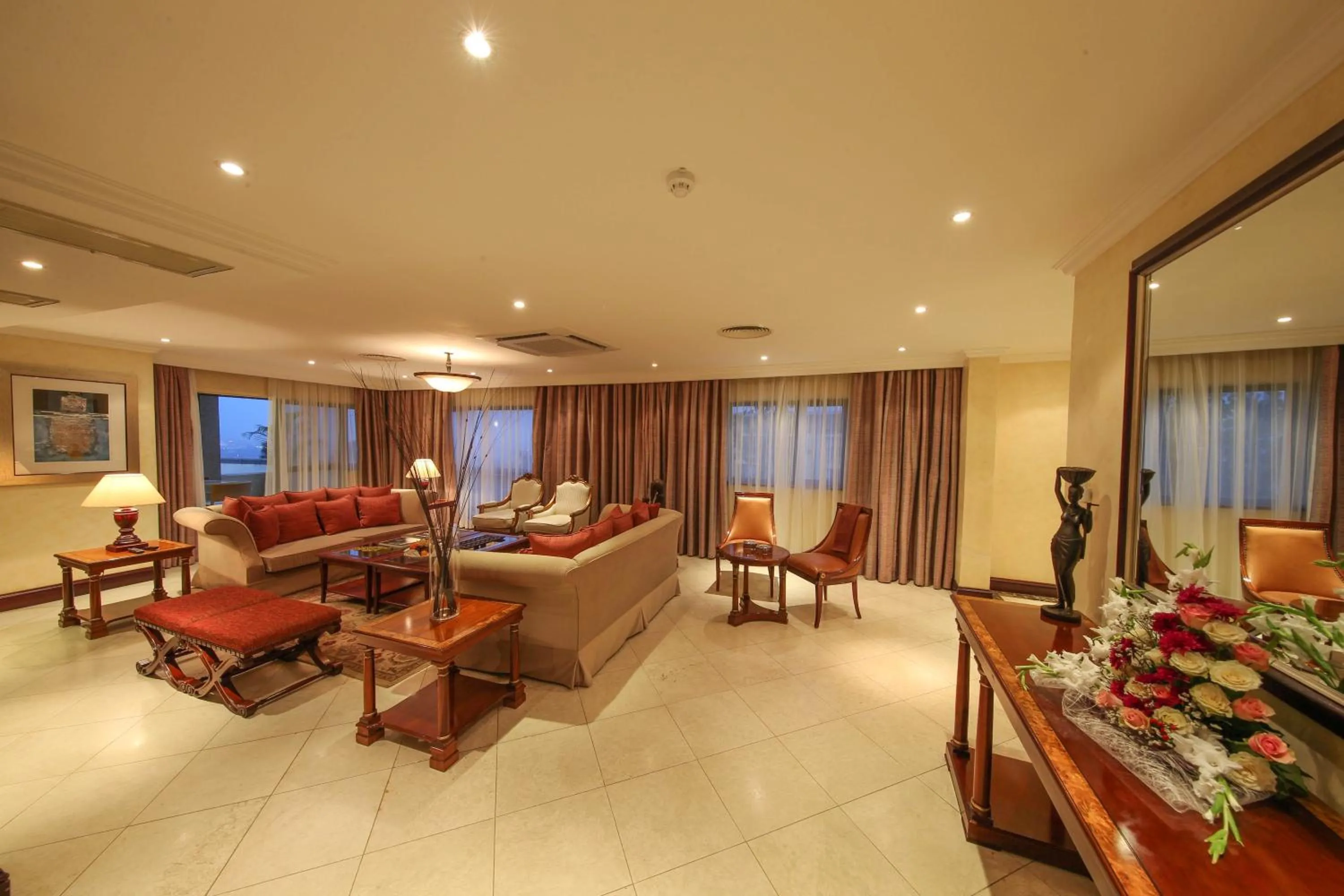 Living room in Kigali Serena Hotel