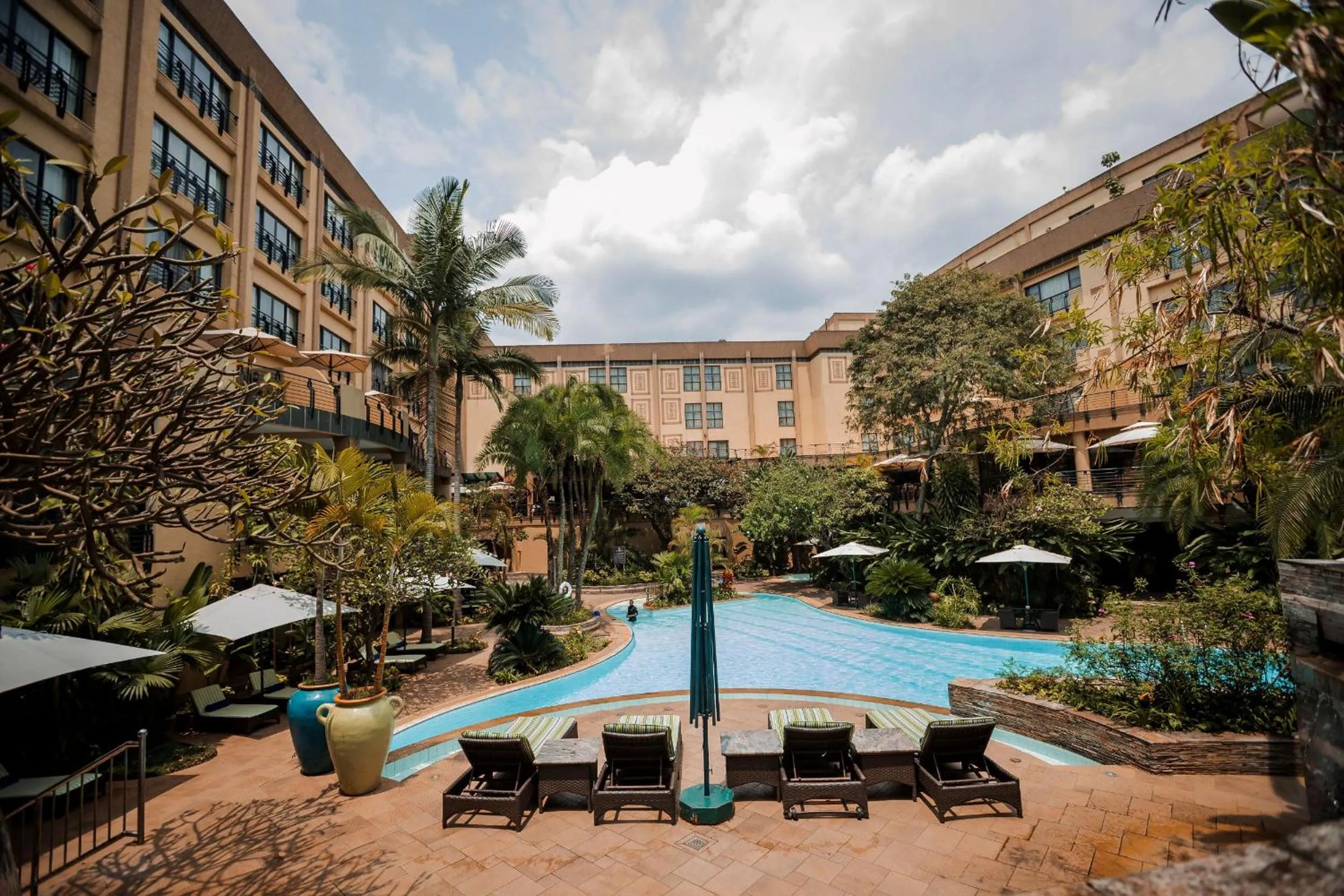 Swimming pool in Kigali Serena Hotel