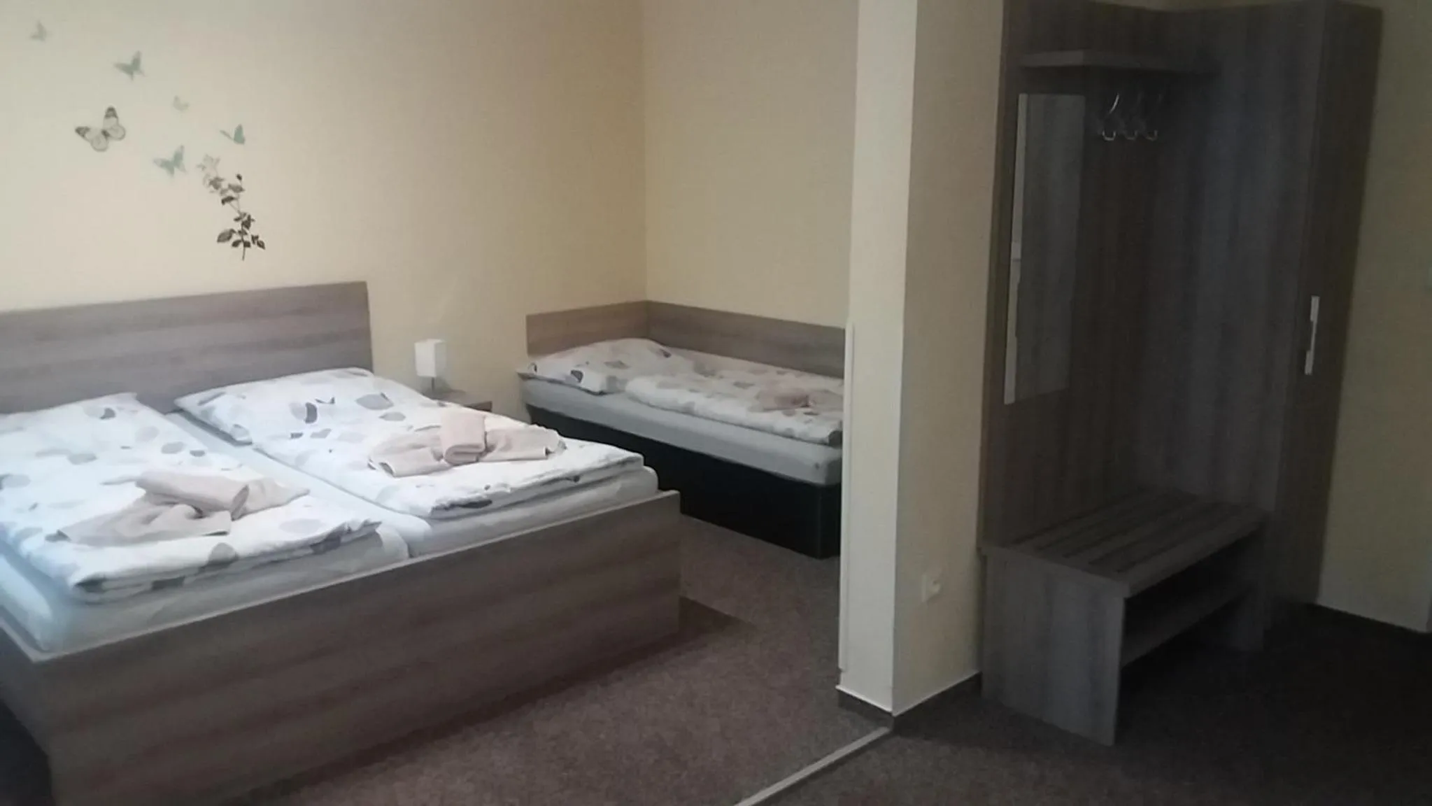 Bedroom, Bed in Motel Pávov