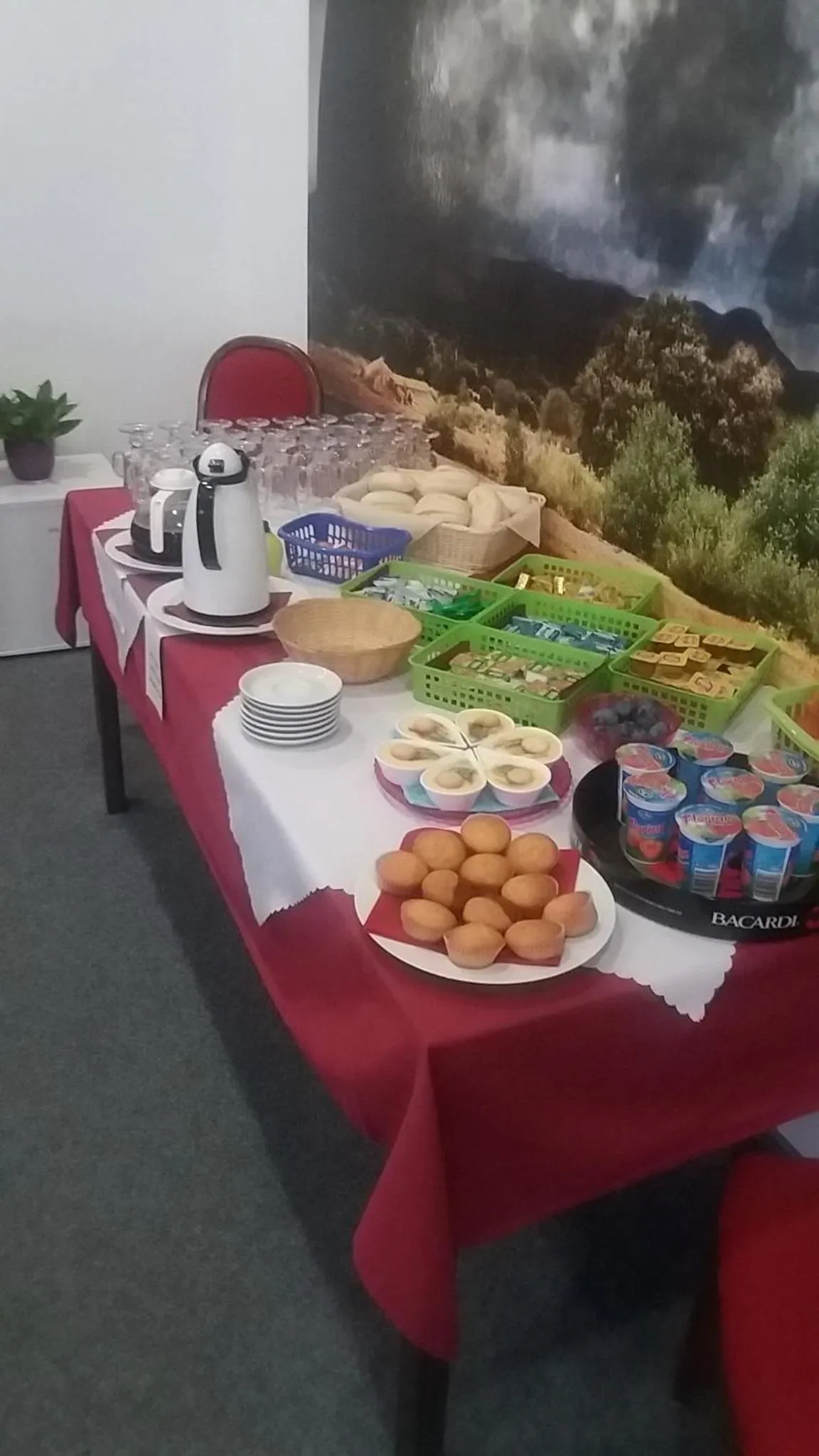 Continental breakfast in Motel Pávov