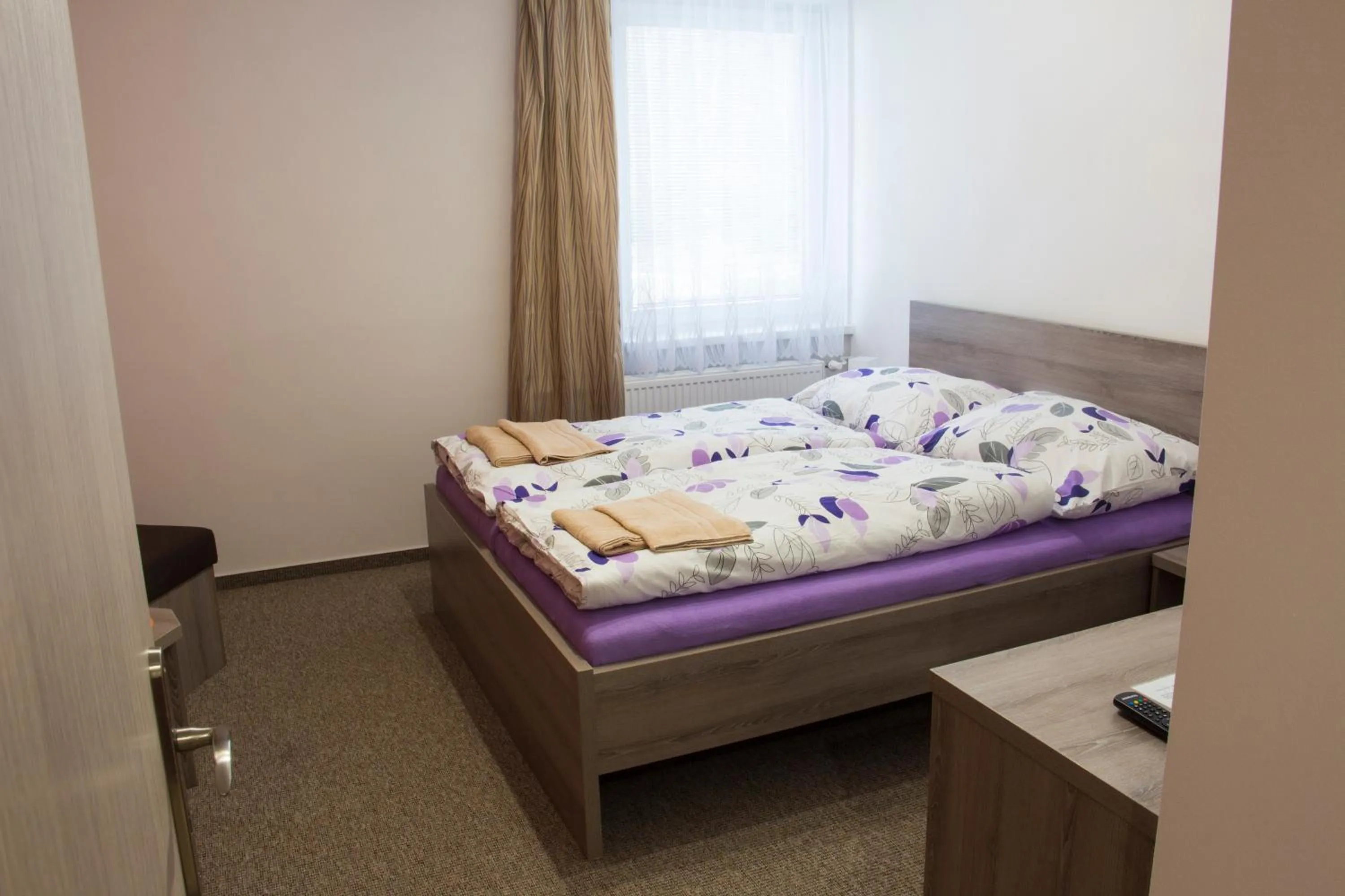 Bedroom, Bed in Motel Pávov