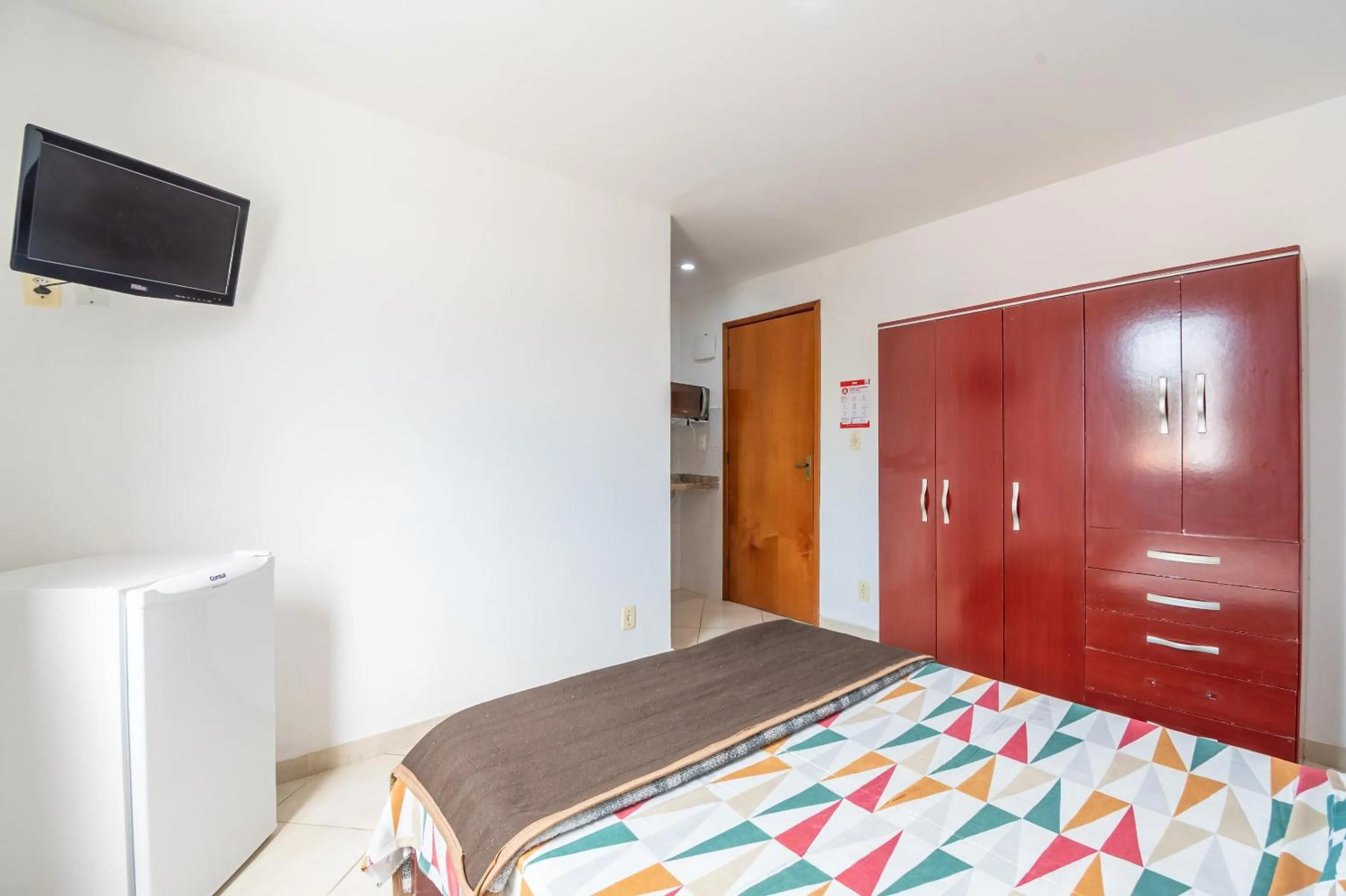 Bedroom, Bed in OYO Residencial Muriqui Apart Hotel, Mangaratiba