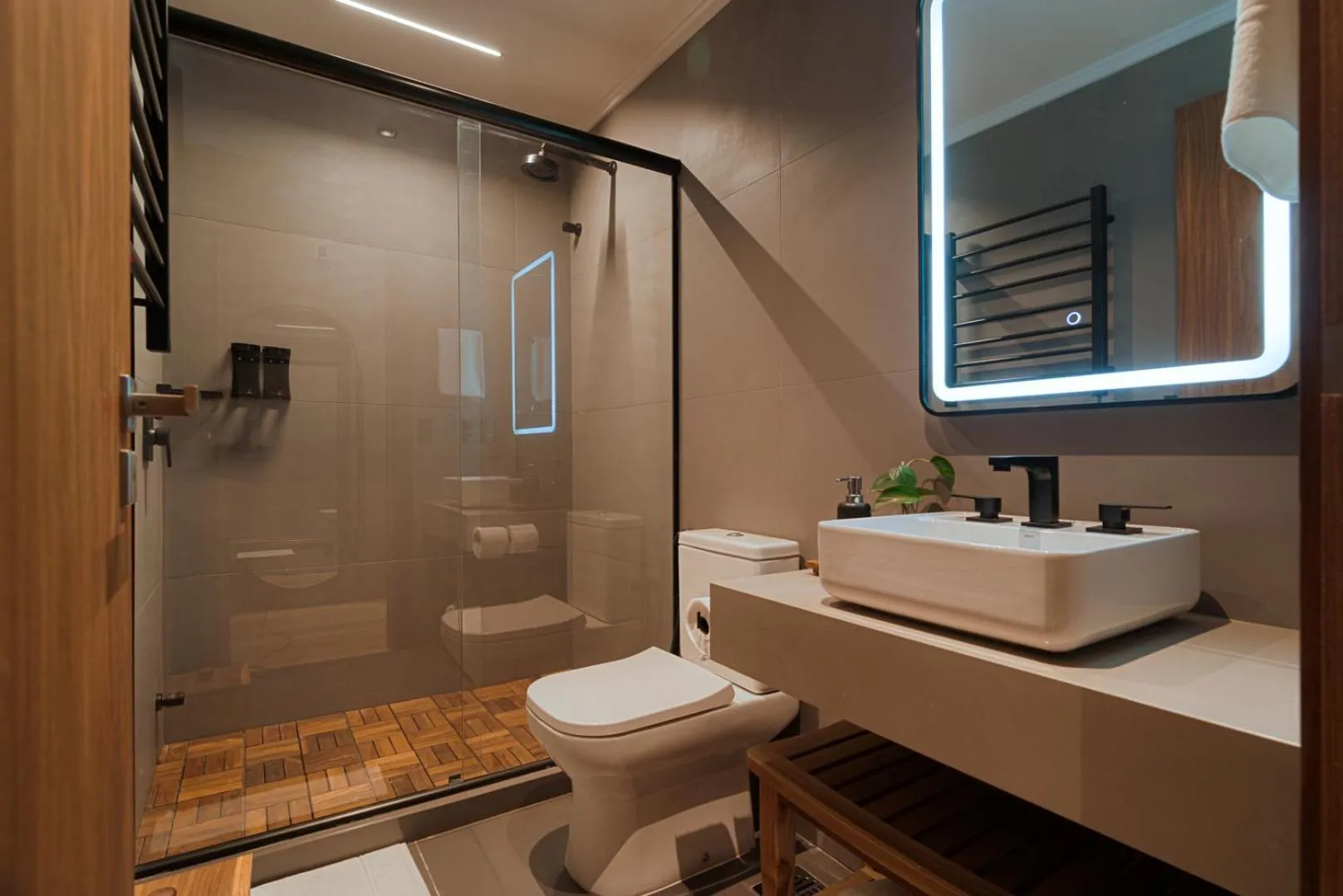 Toilet in Mater Hotel