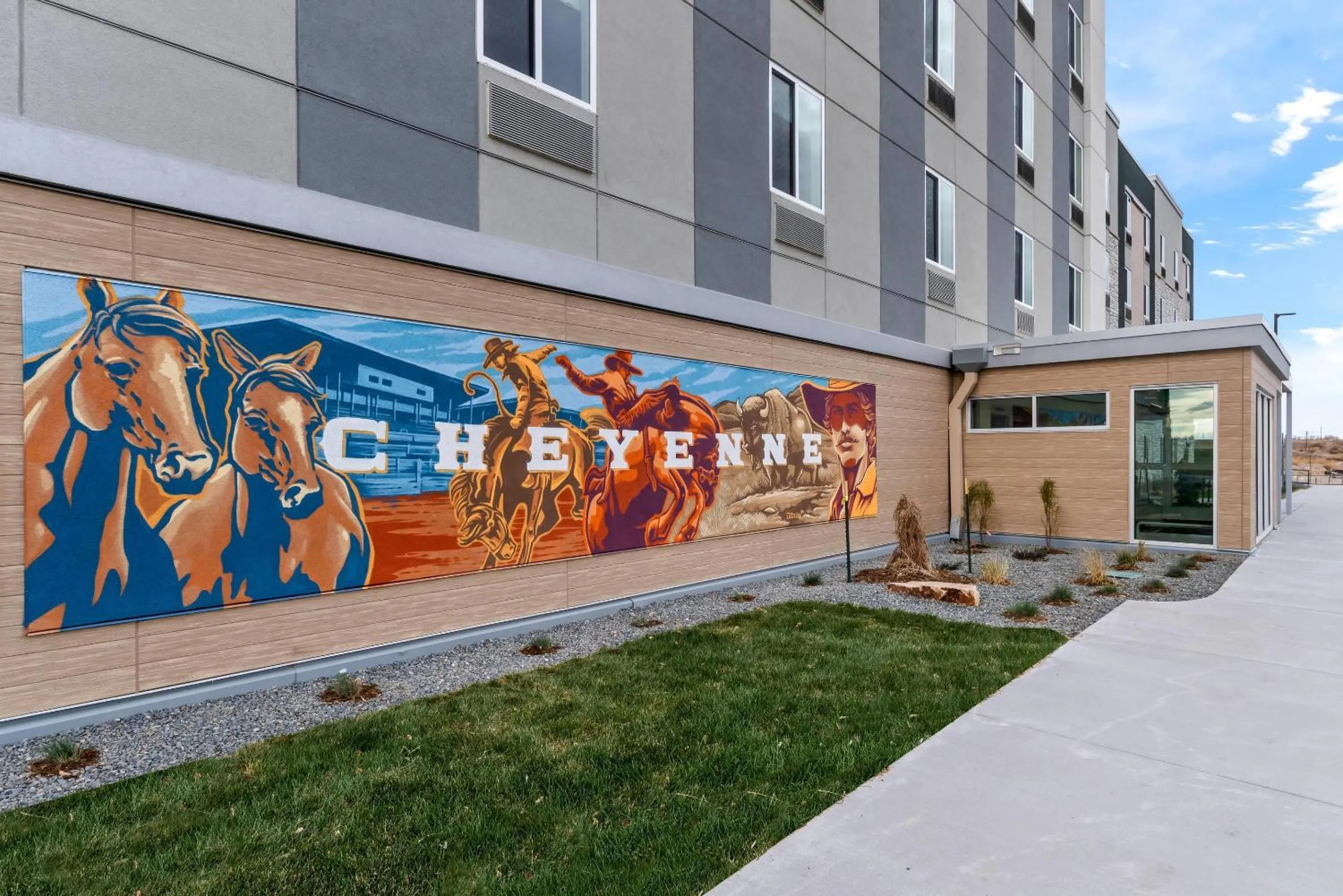Property building in Everhome Suites Cheyenne