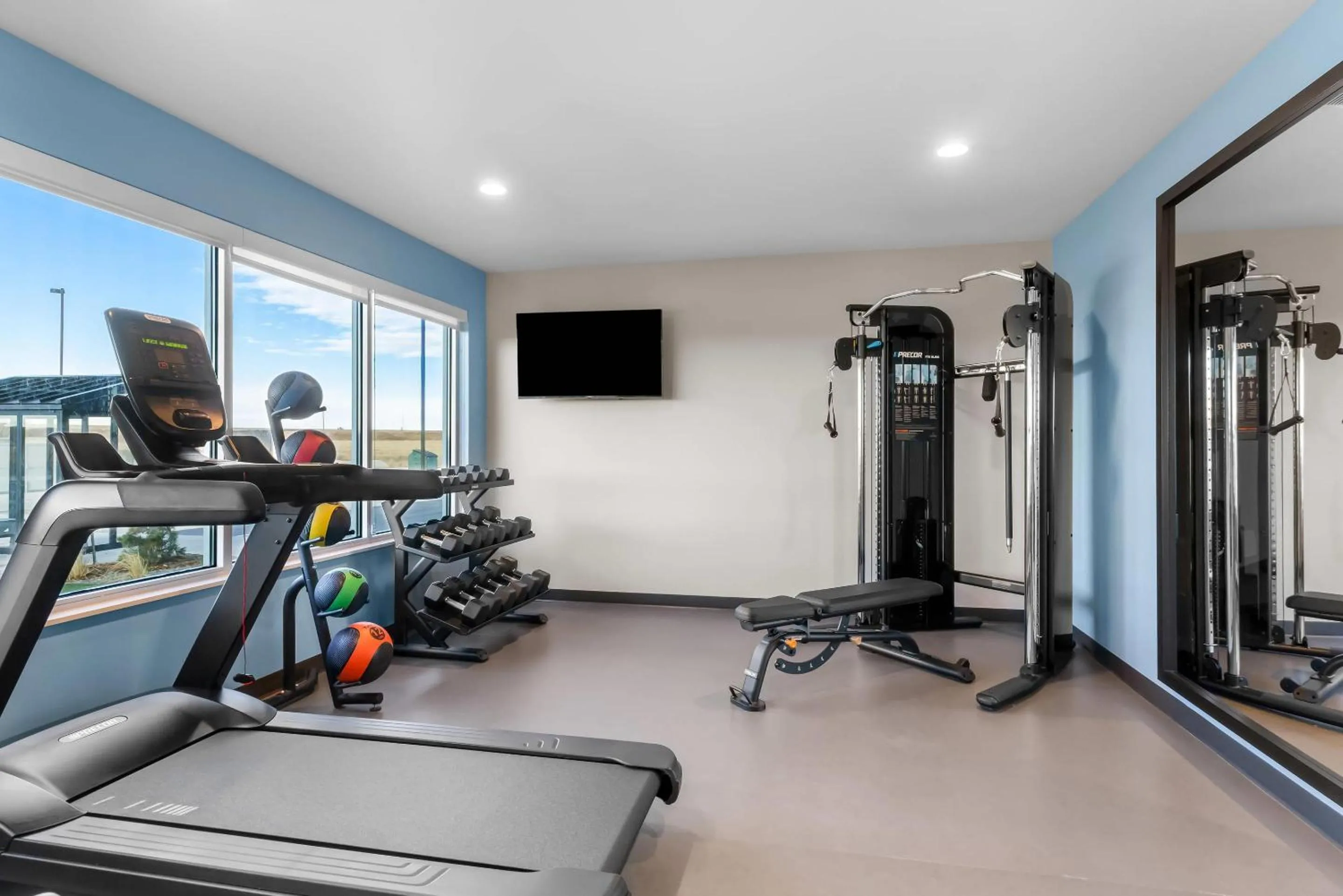 Fitness centre/facilities in Everhome Suites Cheyenne