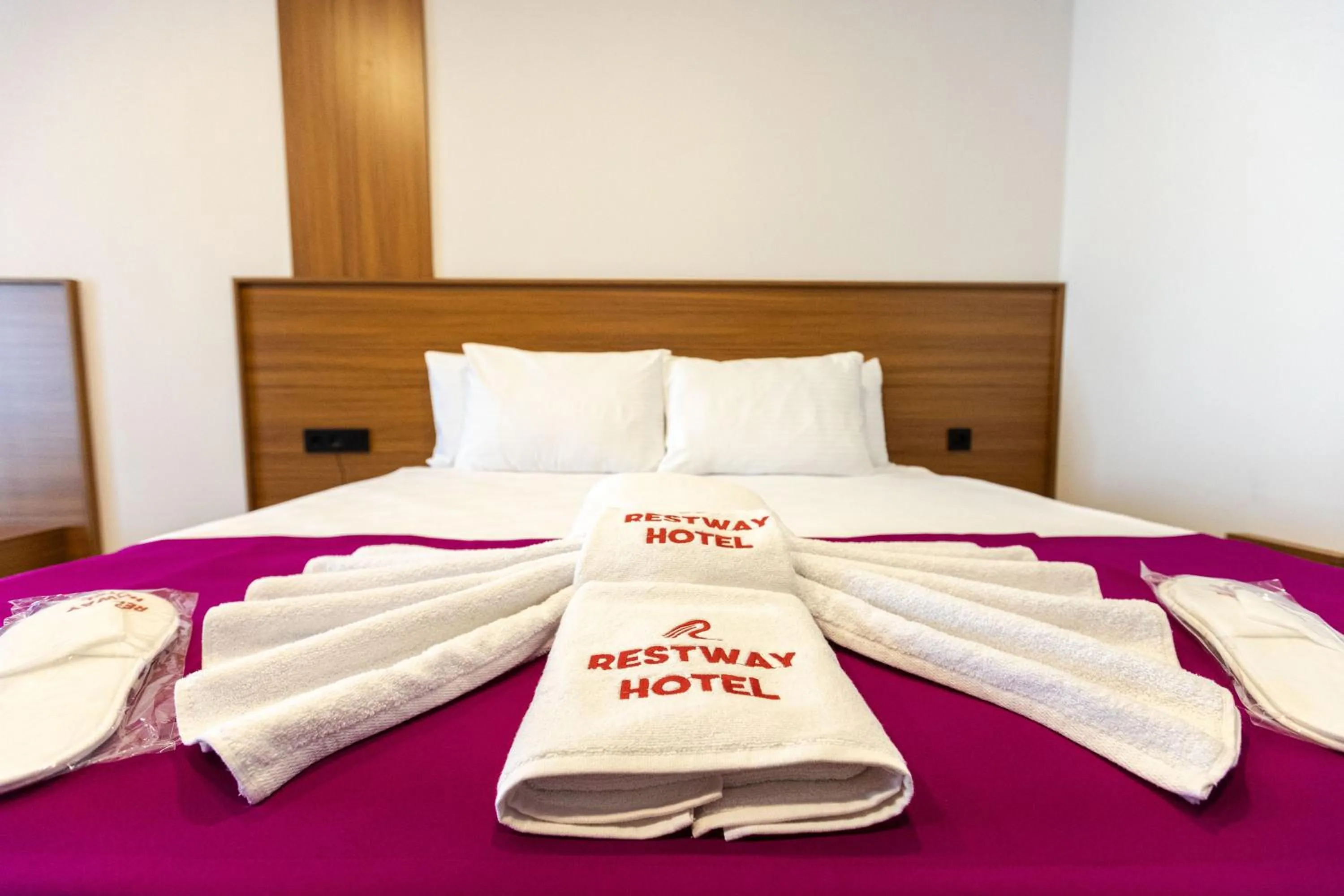 Bed in Restway Hotel