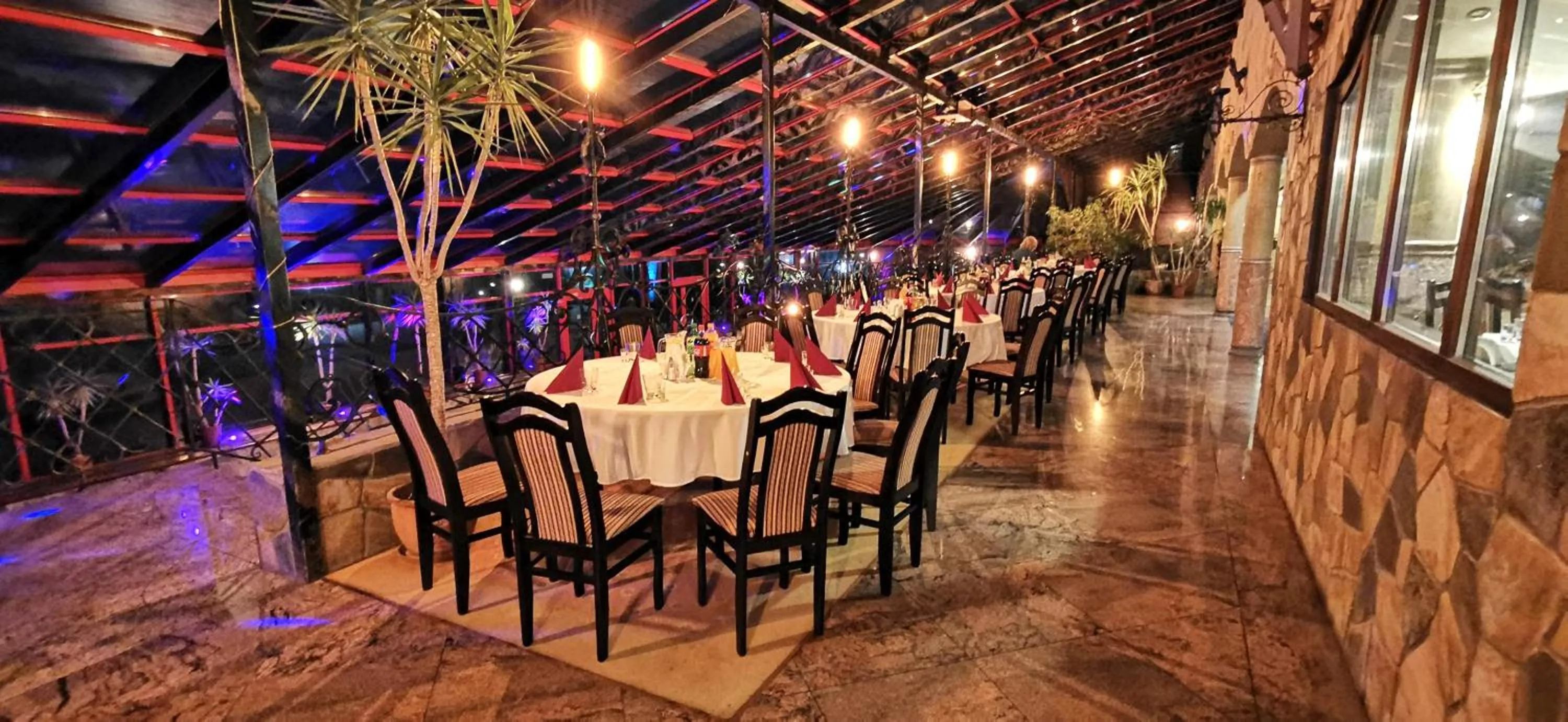 Patio in Manor Hotel