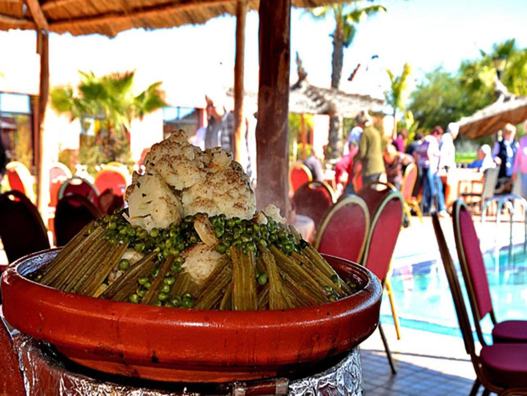 Restaurant/places to eat in Hôtel Jnane Ain Asserdoune