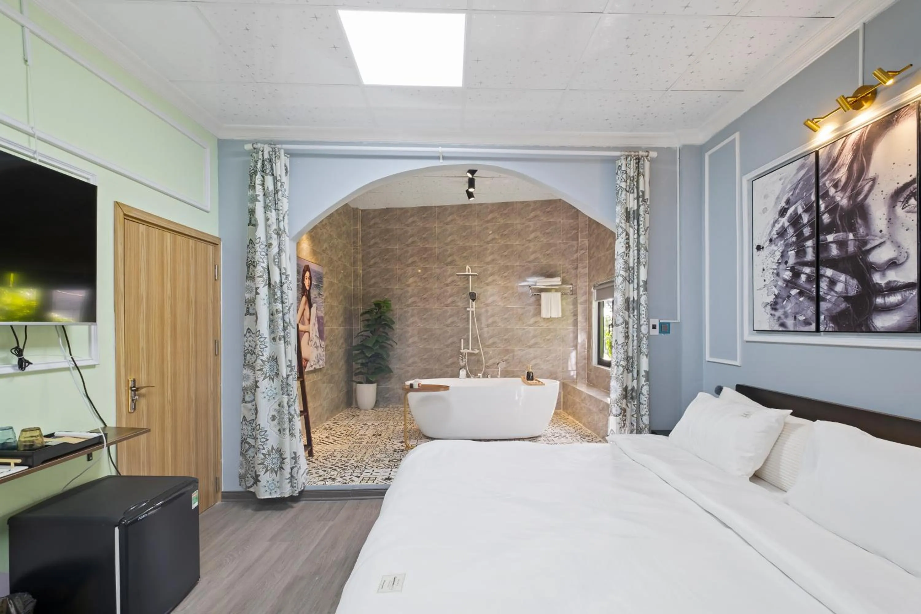 Bed in Châu Bảo An Homestay