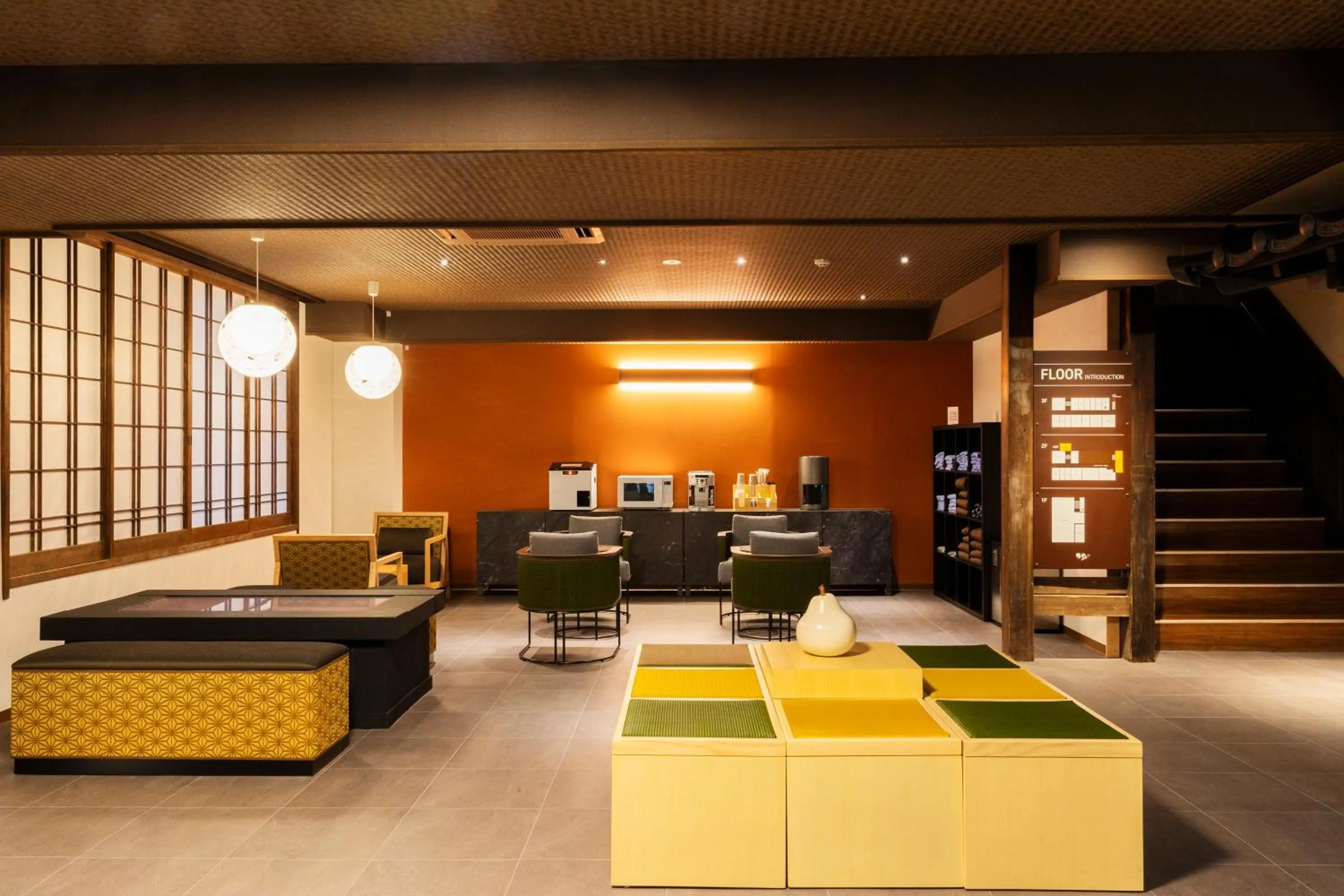 Lobby or reception in Yusai Bekkan