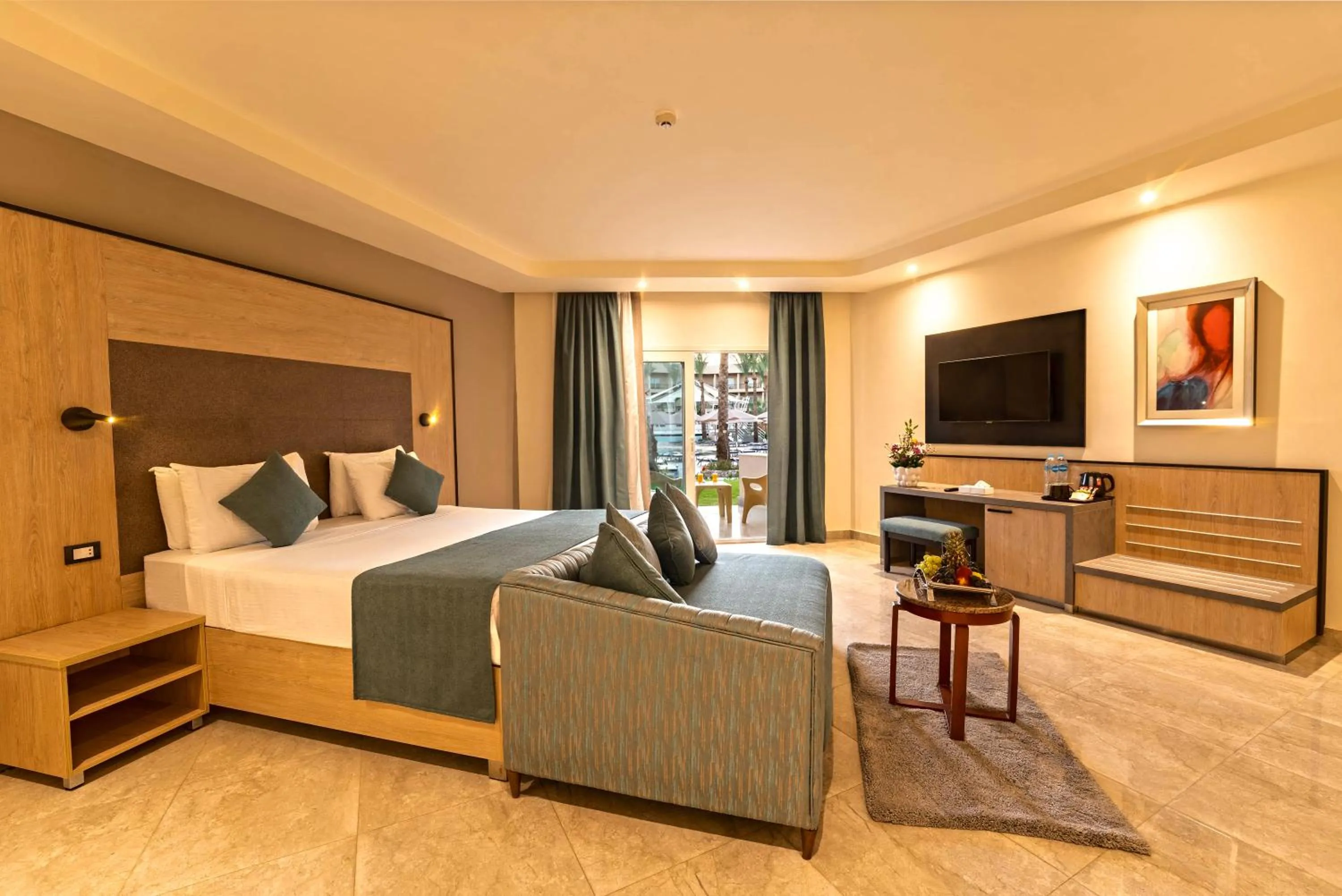 Bed in Xperience Kiroseiz AquaPark Premier-Naama Bay
