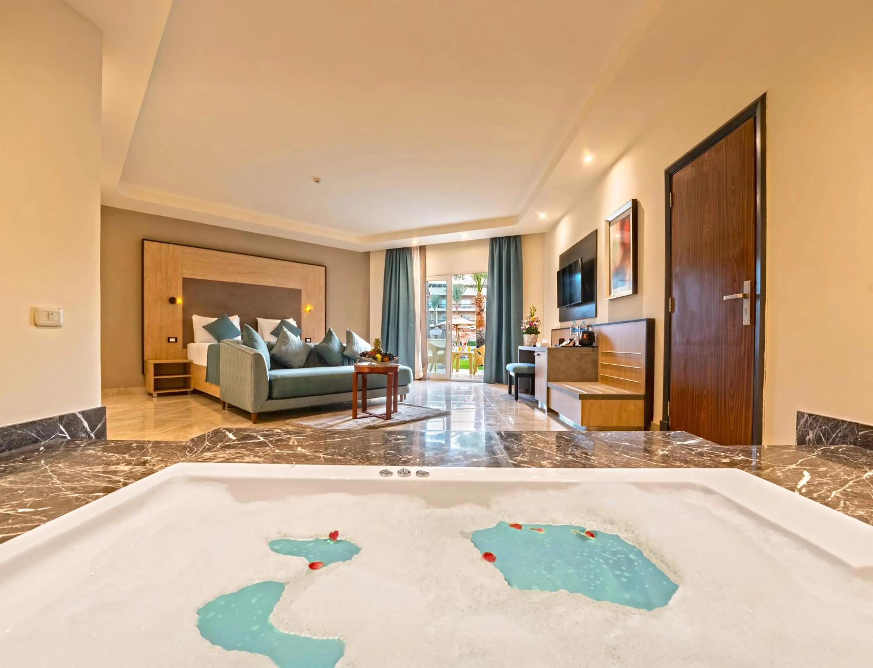 Bed in Xperience Kiroseiz AquaPark Premier-Naama Bay