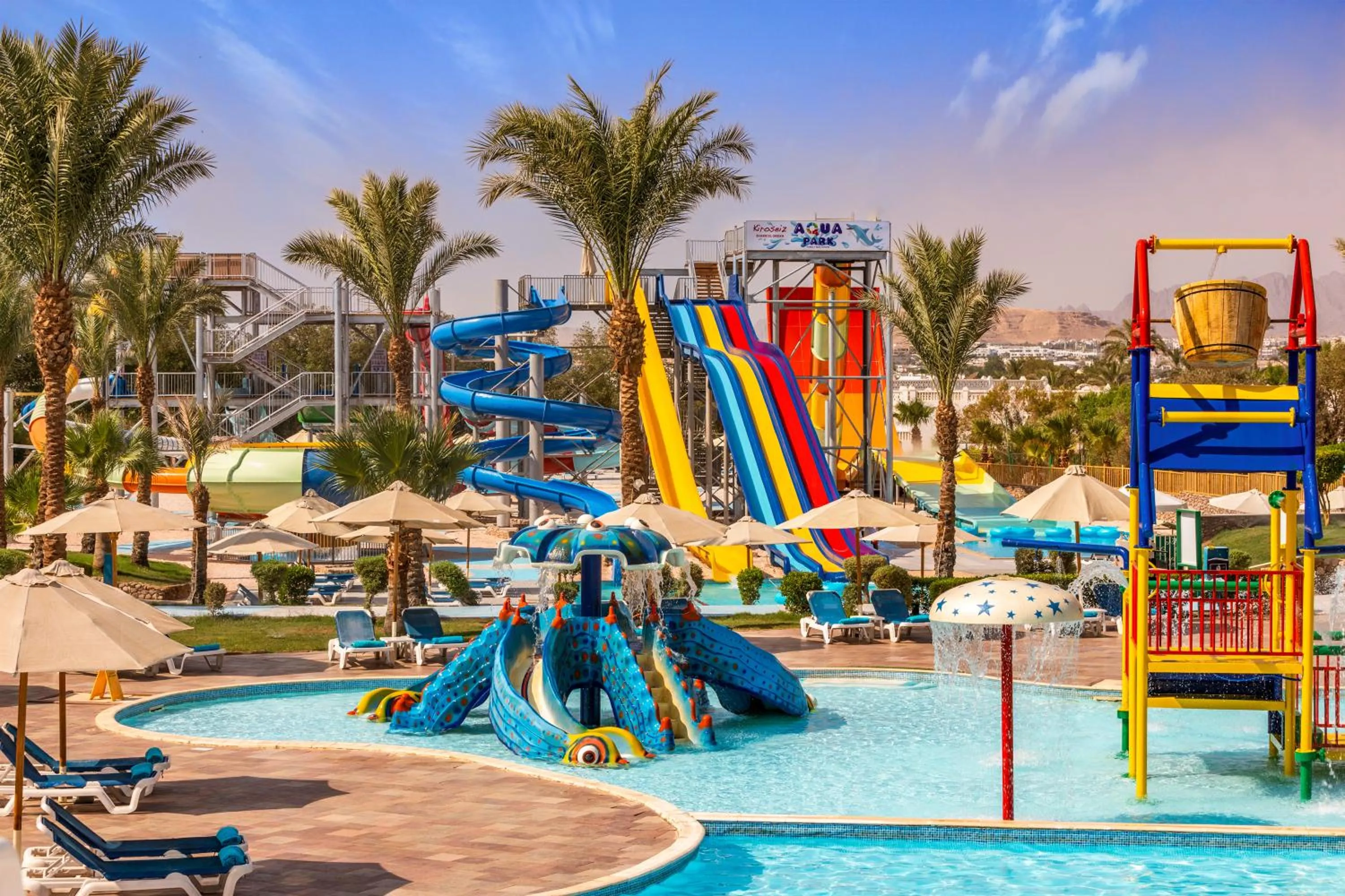 Aqua park in Xperience Kiroseiz AquaPark Premier-Naama Bay