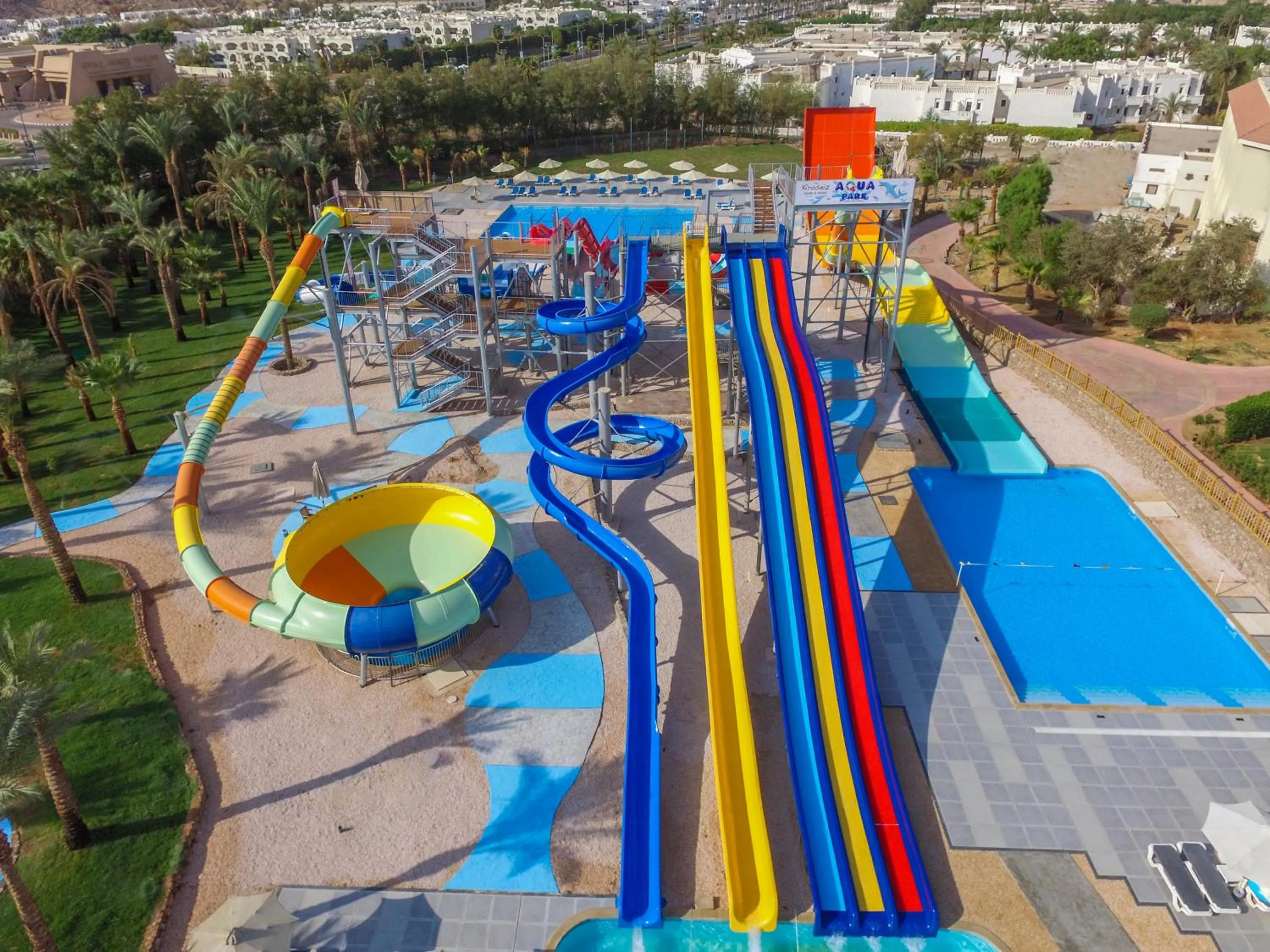 Aqua park in Xperience Kiroseiz AquaPark Premier-Naama Bay