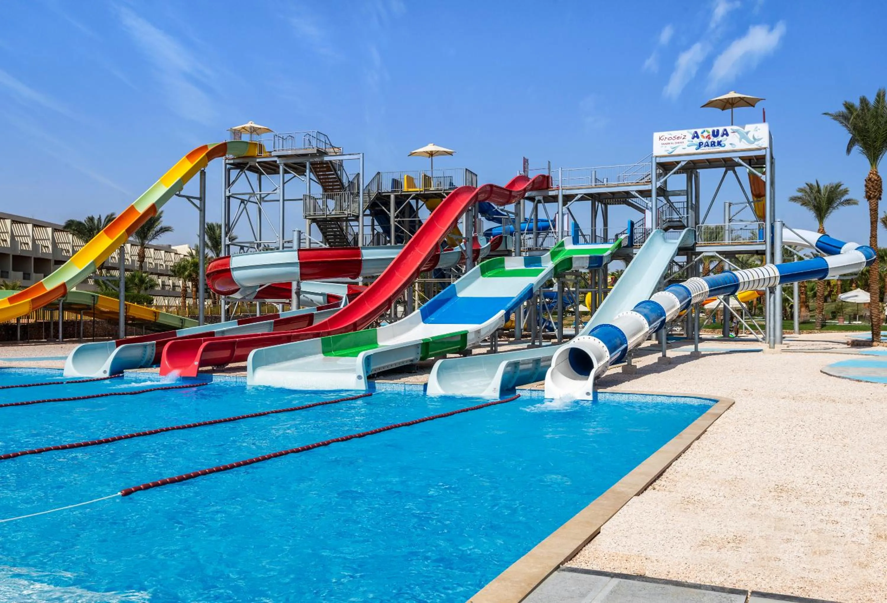 Aqua park in Xperience Kiroseiz AquaPark Premier-Naama Bay